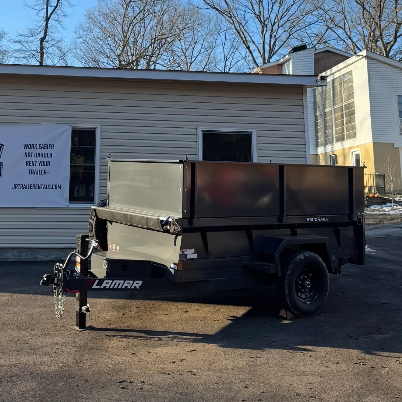 5X10 Lamar Dump Trailer