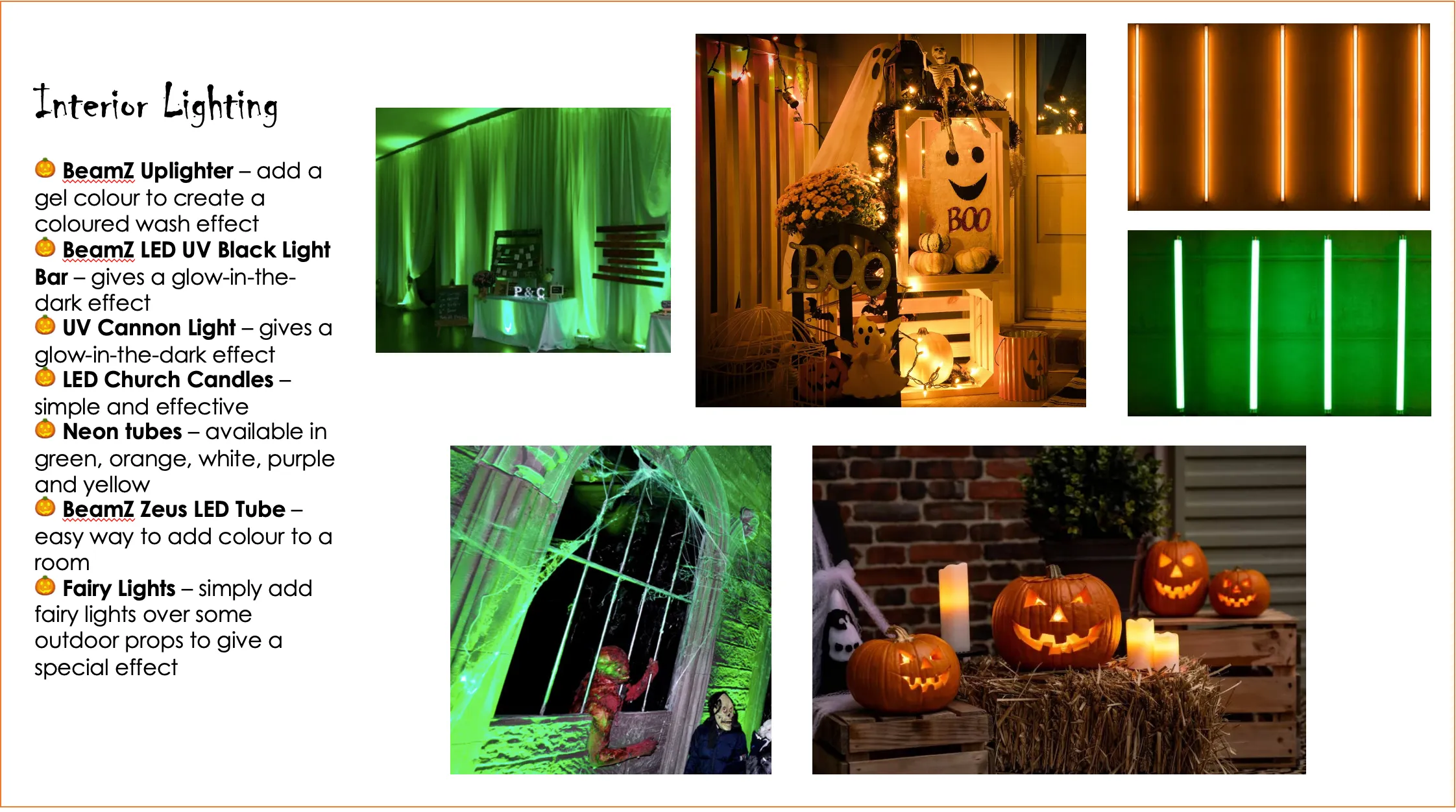 Indoor  Lighting - Halloween