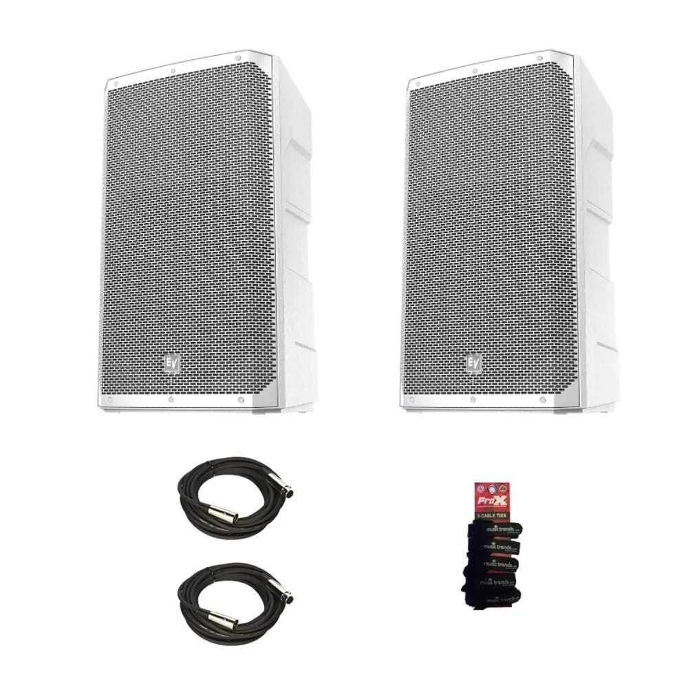 PA system White speakers - 1200W