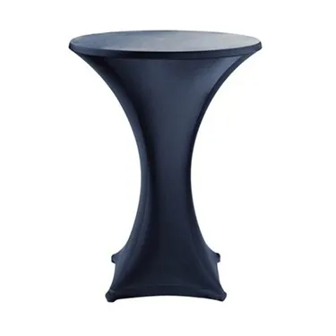 Poseur table with lycra cover