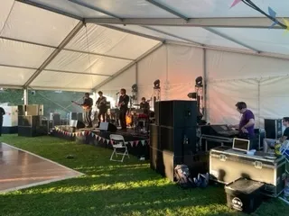 DJ, Band and Performer stage