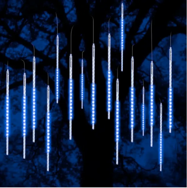 Outdoor, Meteor Shower Lights 50cm 16 Spiral Tubes
