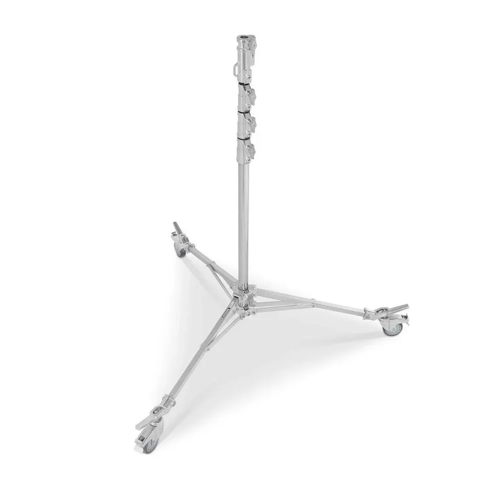 Avenger Combo Steel Stand 35 with Leveling Leg (Chrome-plated, 11.5')
