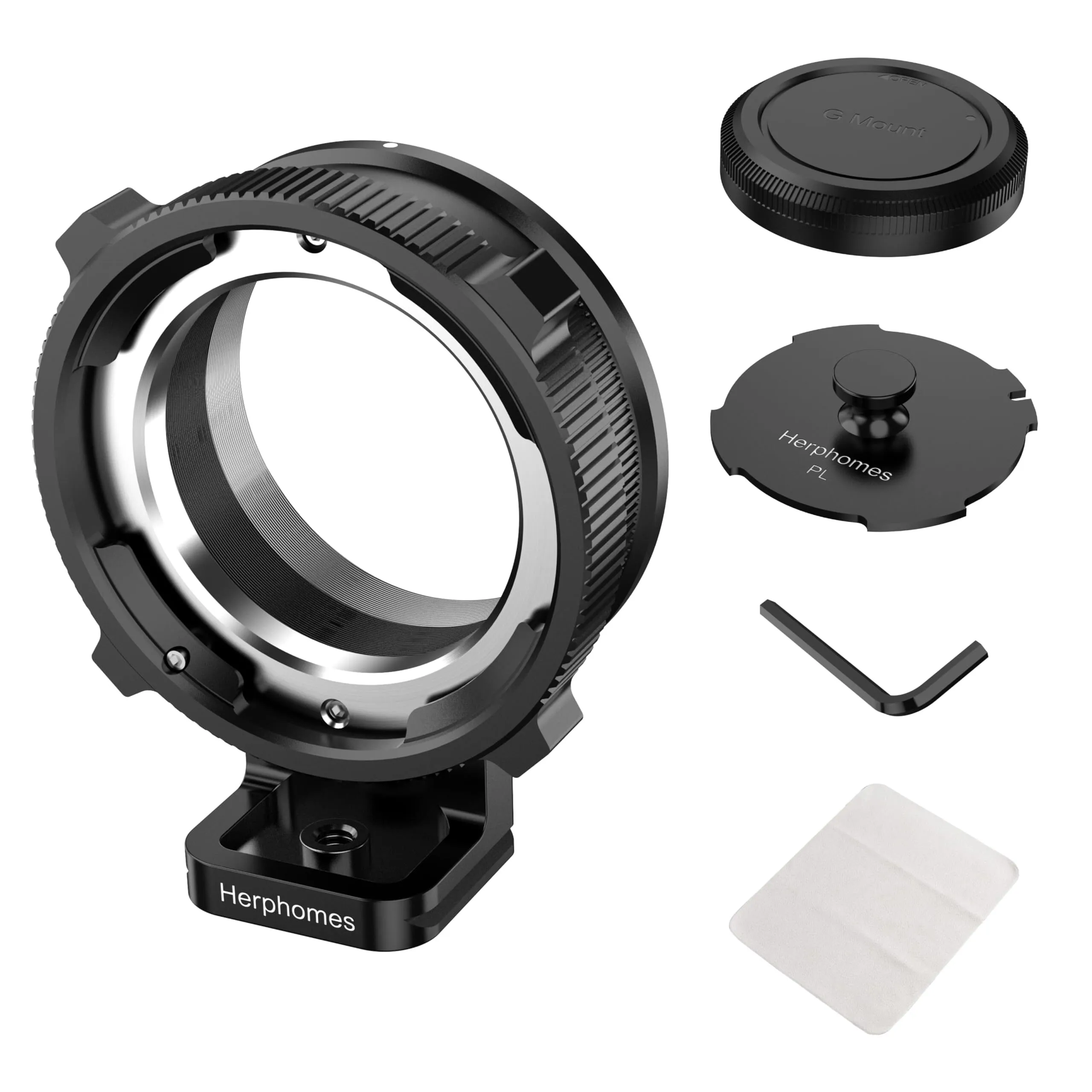 Herphomes PL-GFX Mount Adapter for PL to Fuji G Mount GFX Cameras