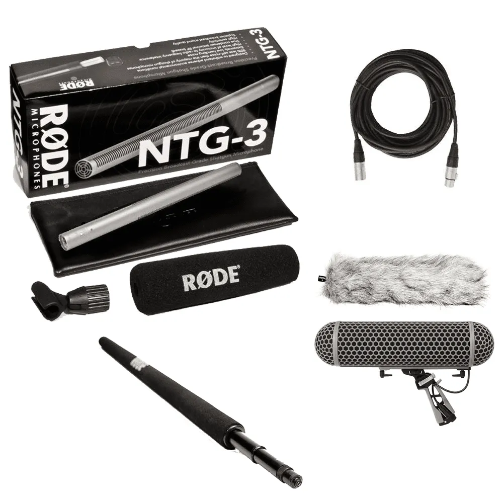 Rode NTG-3 Boom Mic with Blimp