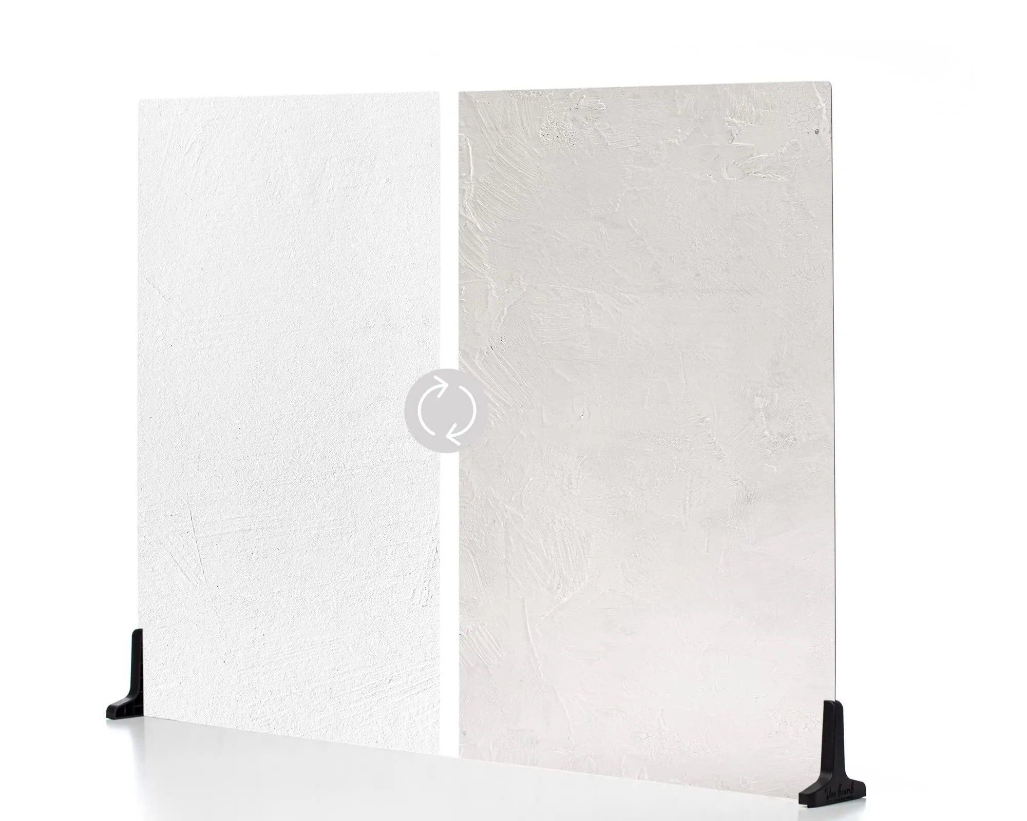 V-FLAT WORLD 30 x 40" Duo-Board Double-Sided Background (Raw Concrete/Vintage Plaster)