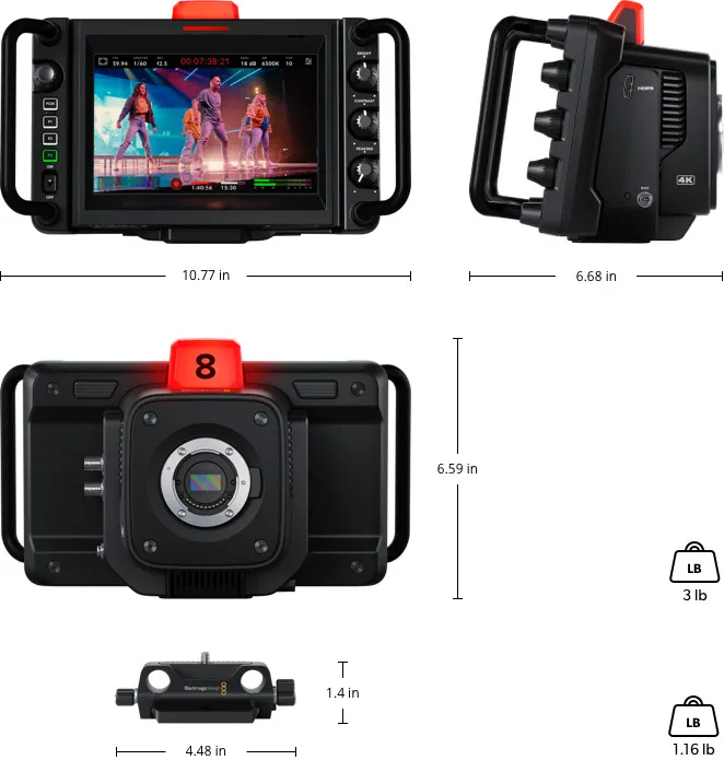 Blackmagic Design Studio Camera 4K Plus G2
