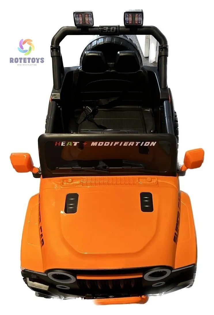 ORANGE BATTERY OPERATED JEEP