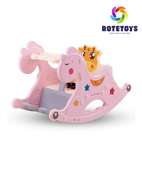 PINK HORSE ROCKING CHAIR