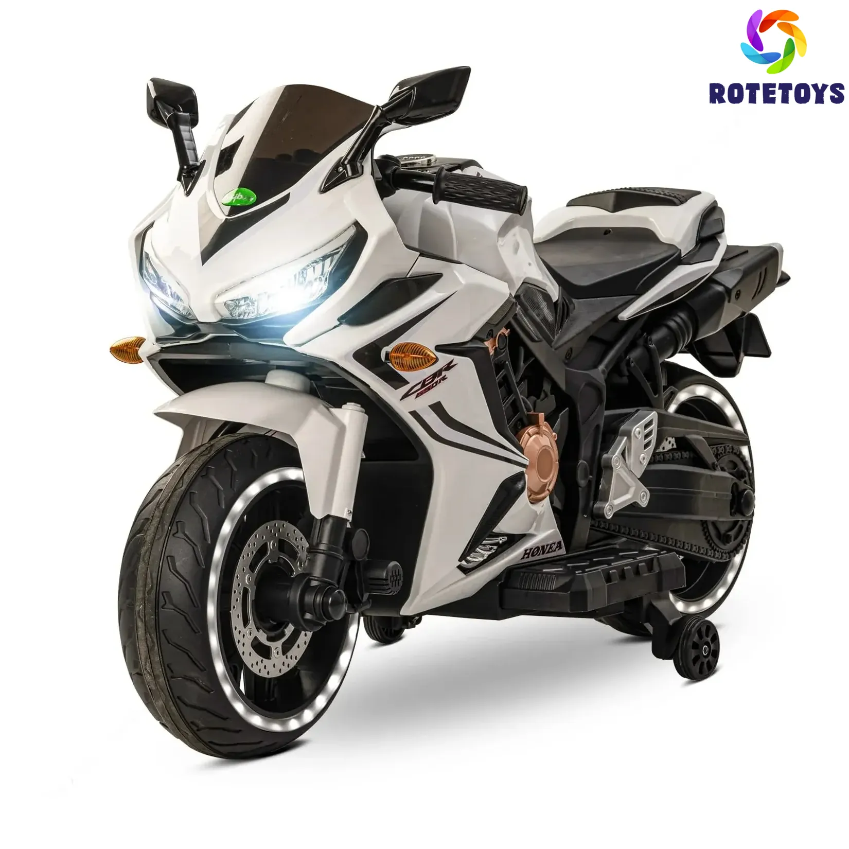 WHITE CBR RACE BIKE  [BIG]