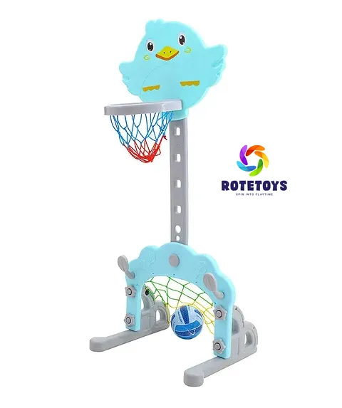 2 IN 1 BASKET BALL HOOP WITH FOOTBALL COMBO