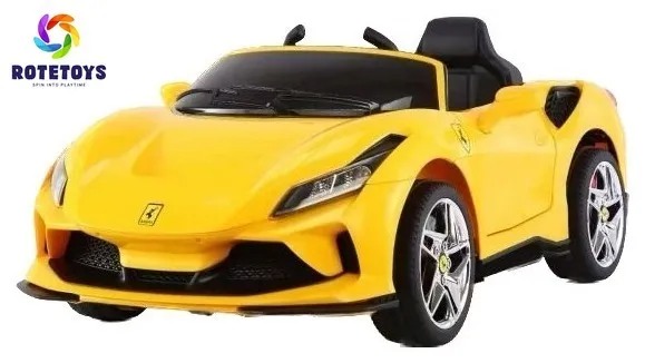 YELLOW FERARRI CAR