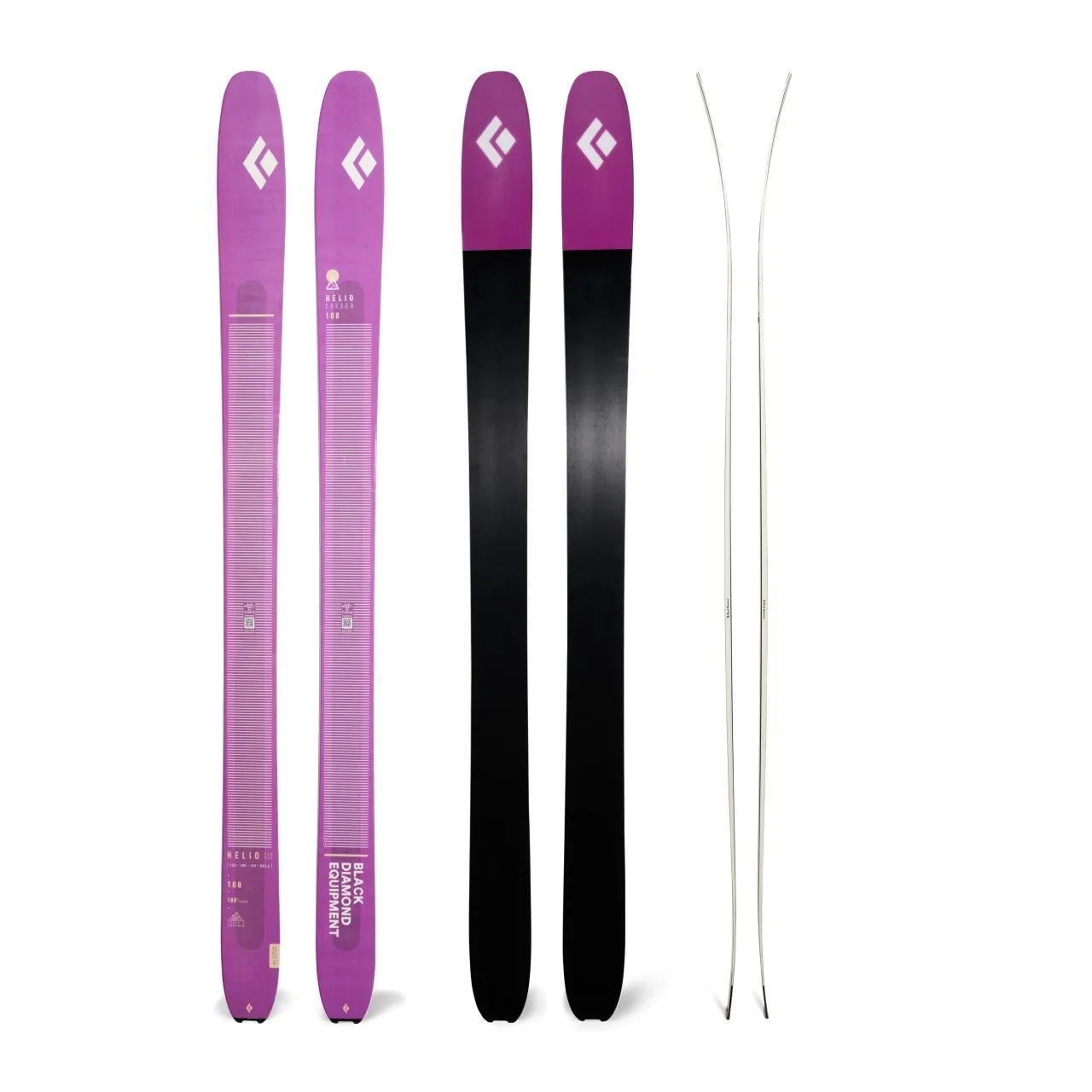 Alpine Touring Skis + Skins Set