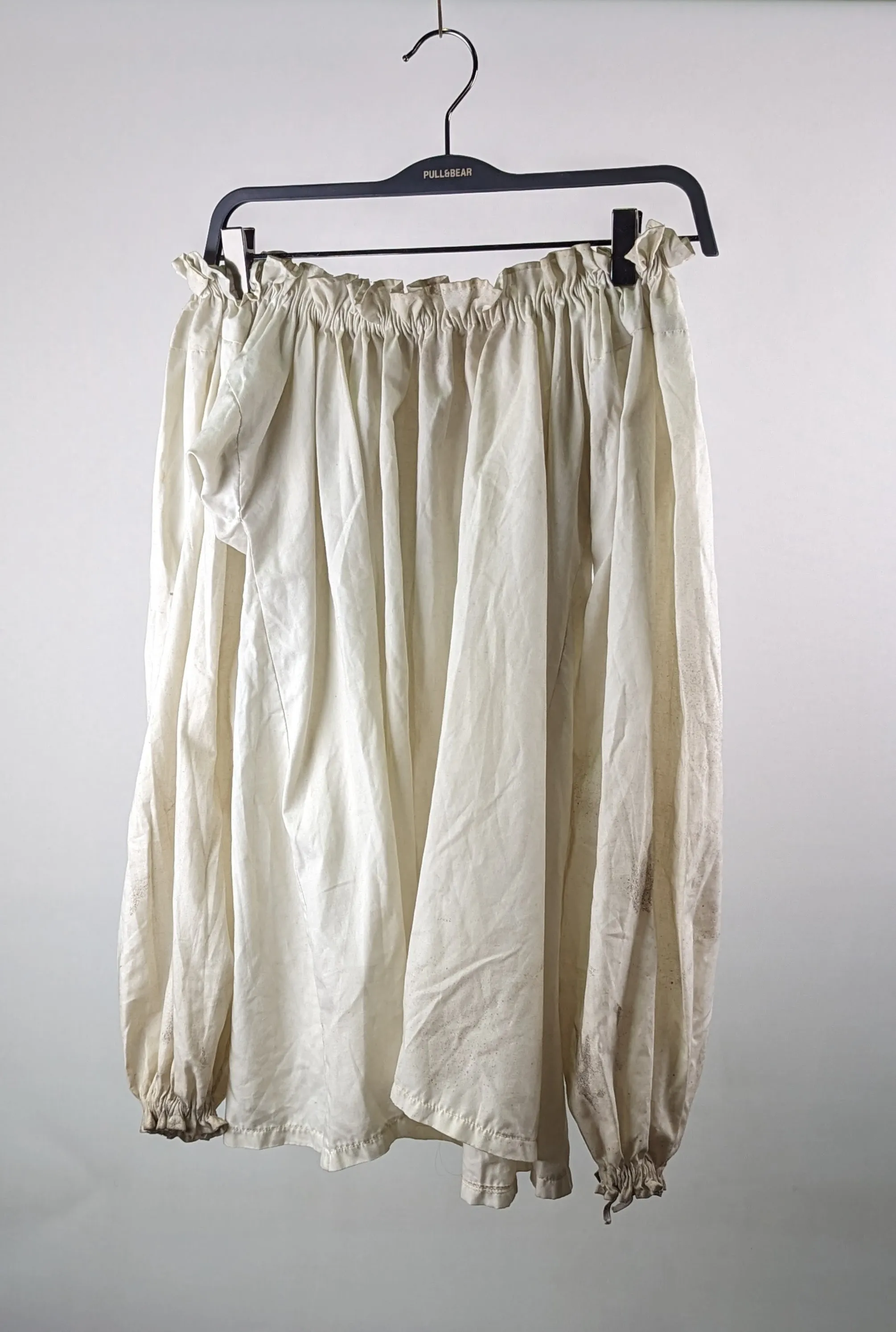 Off-white Elastic Off-shoulder Top