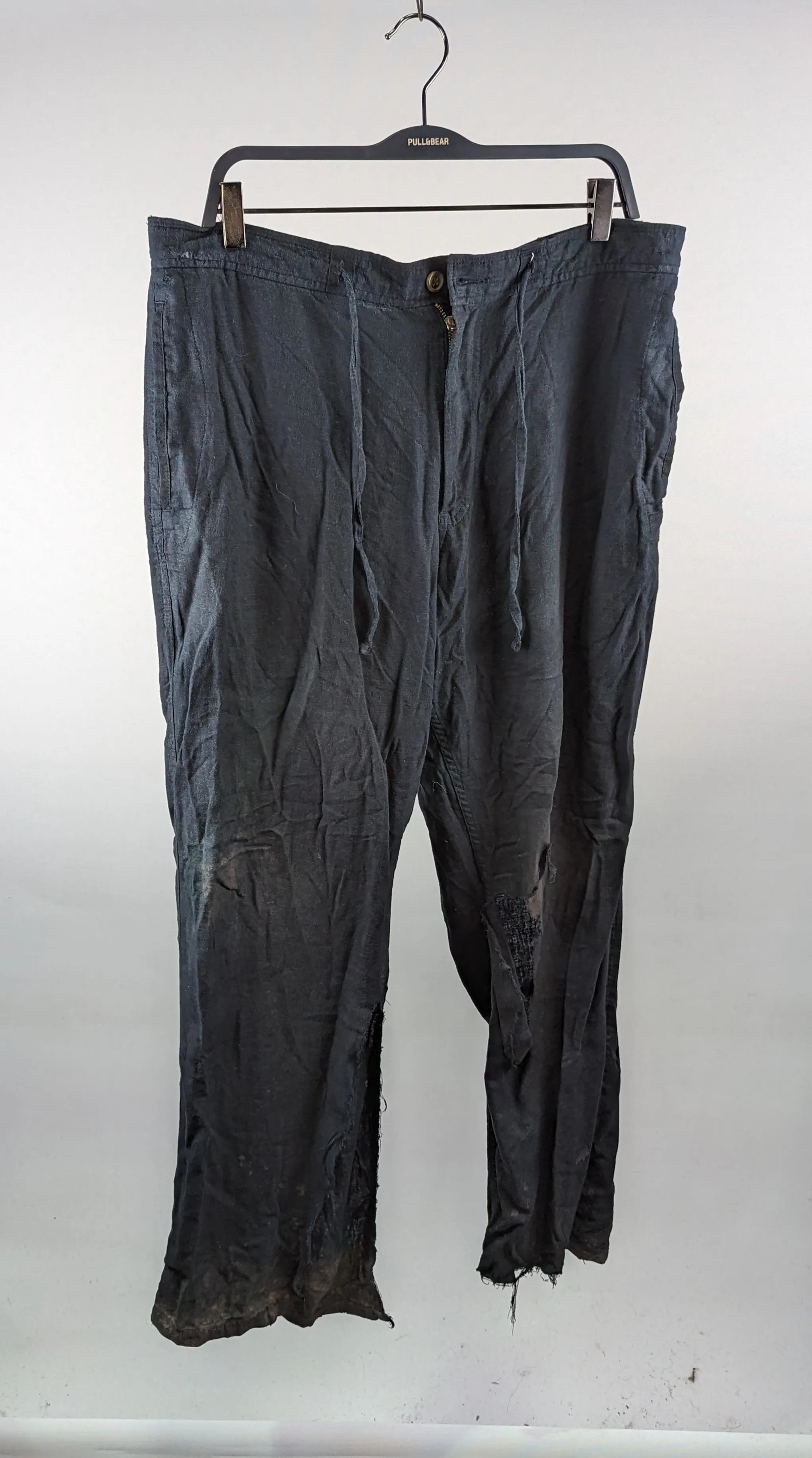 Black Adjustable Villager trousers 