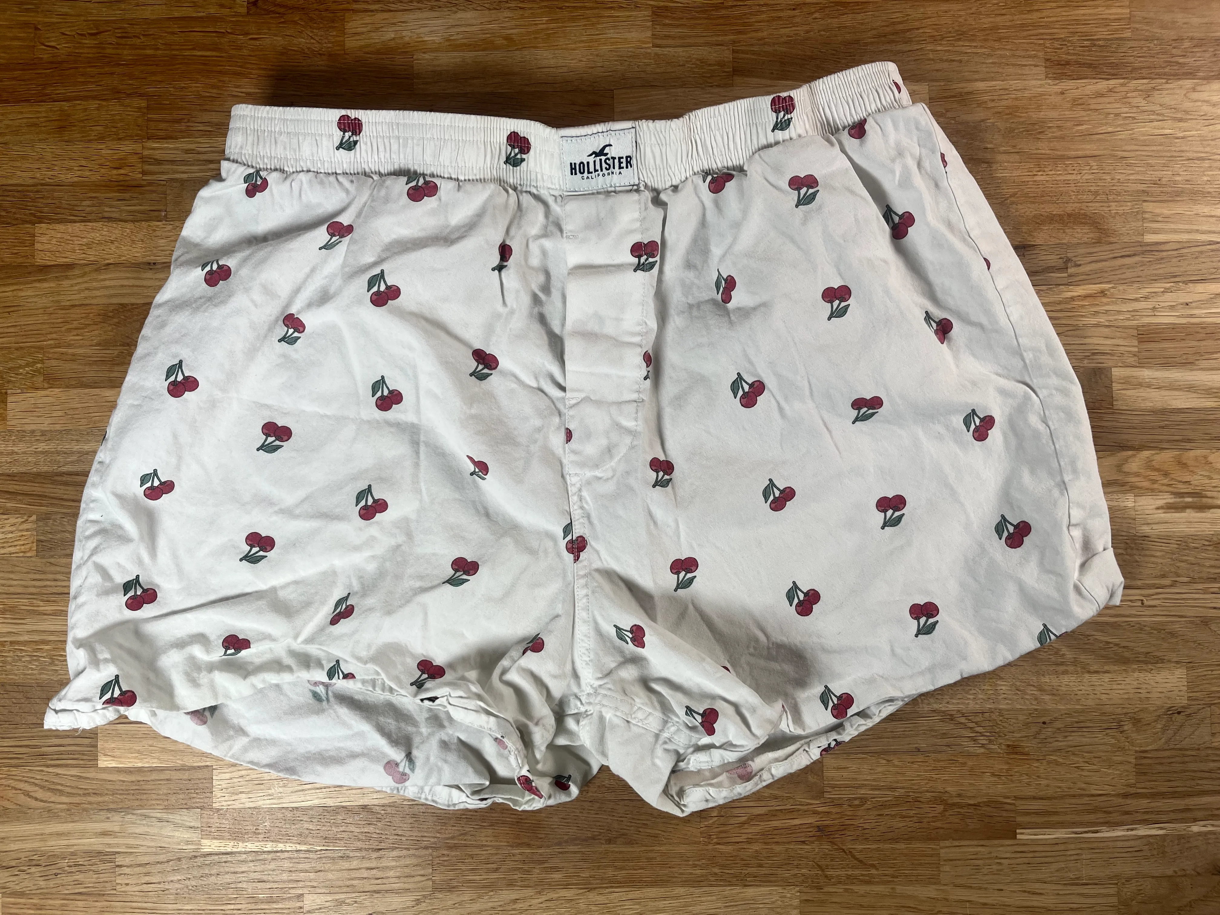 White Cherries Boxer Briefs - M