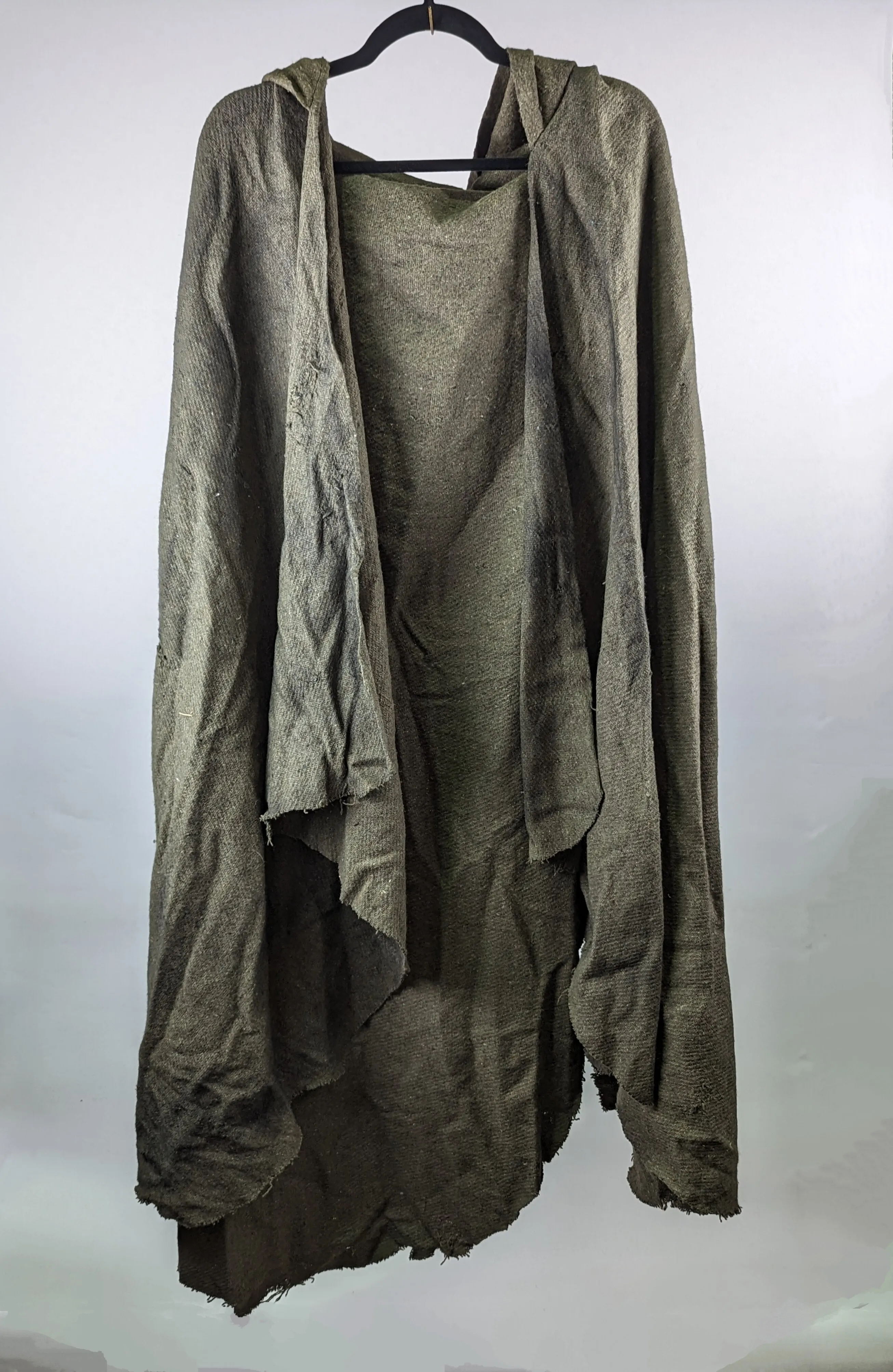 Military Green Hooded Cloak 