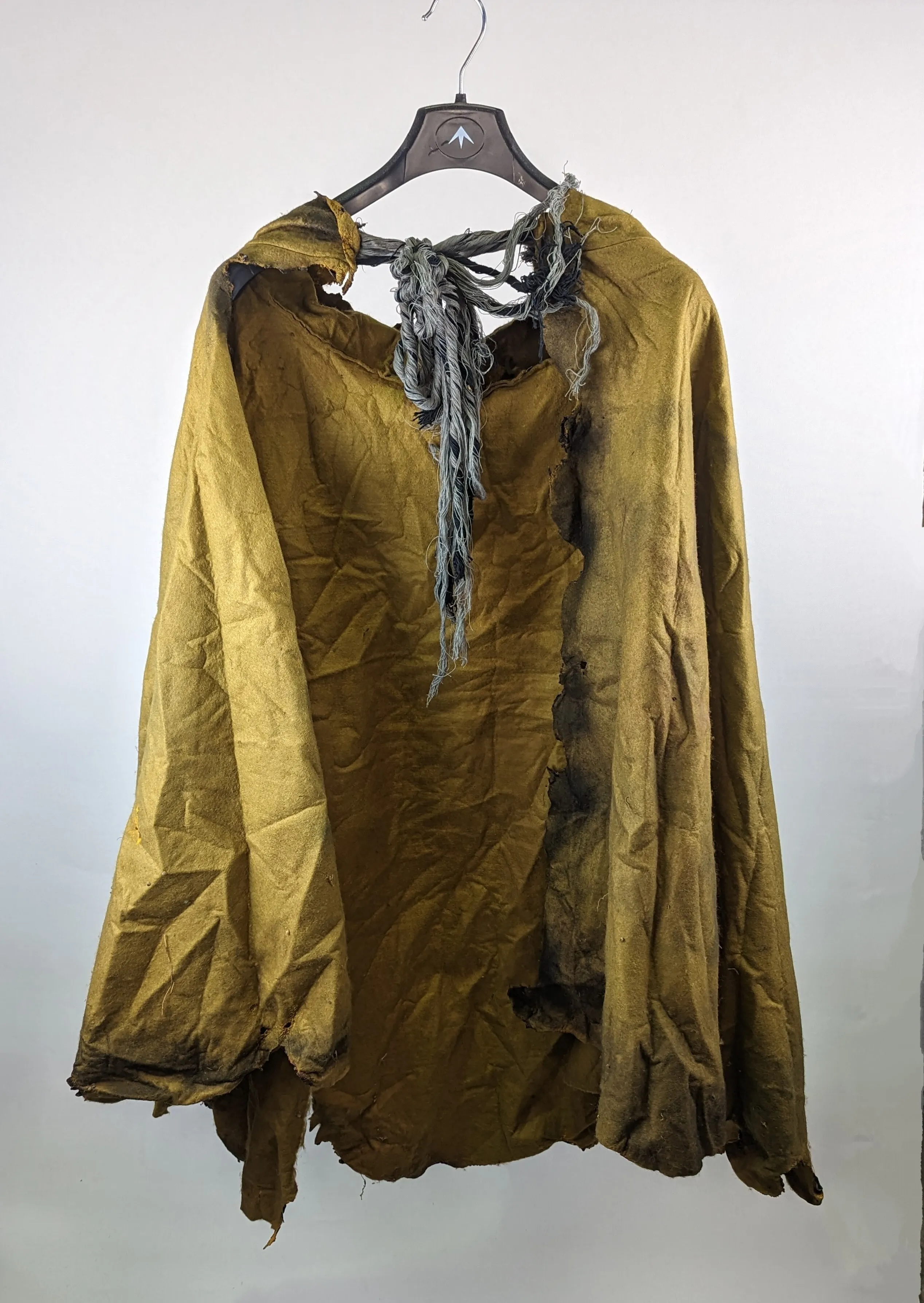 Mustard Felt Rag Cloak 