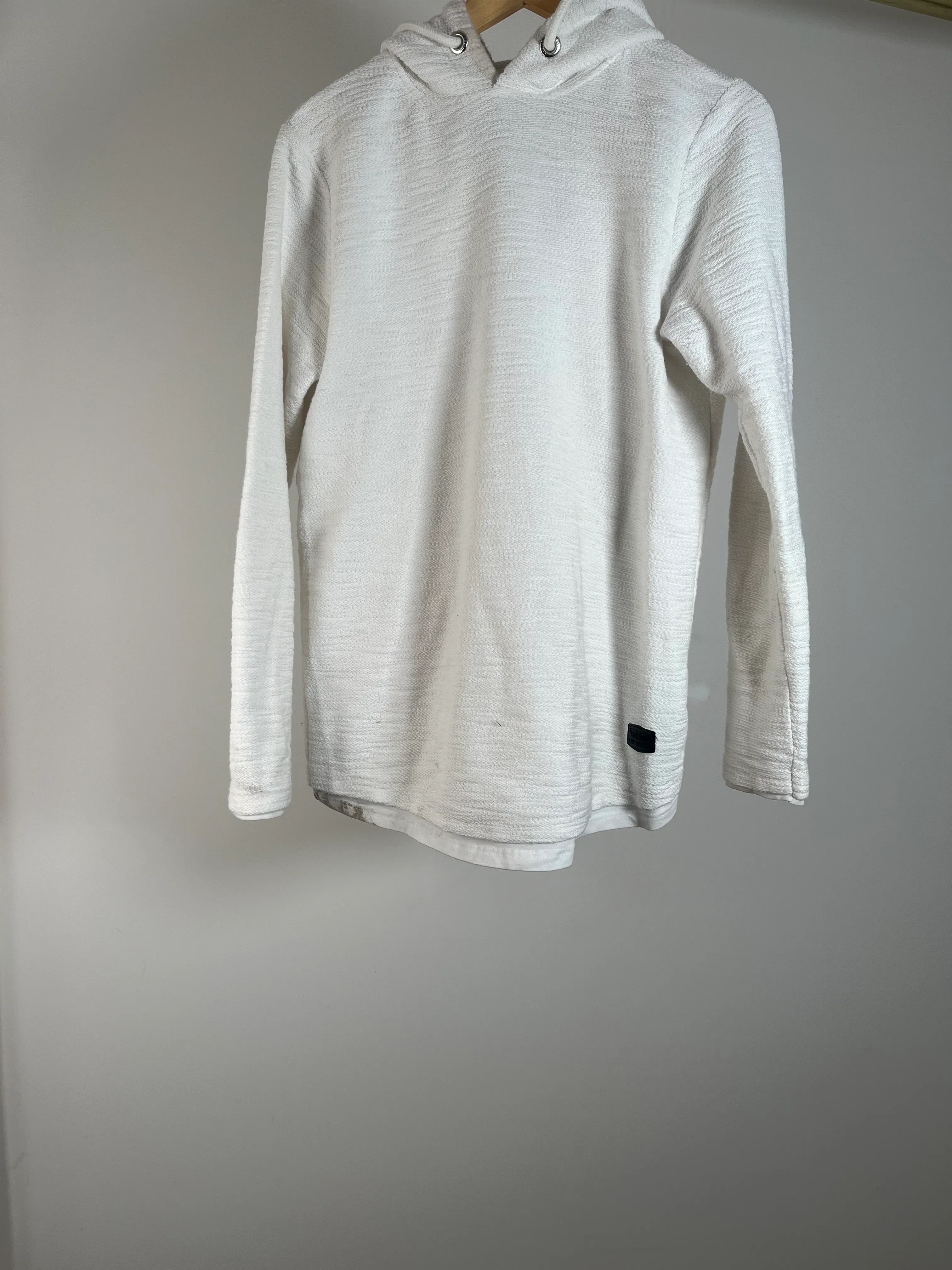 Men's White Marl Sweatshirt - M