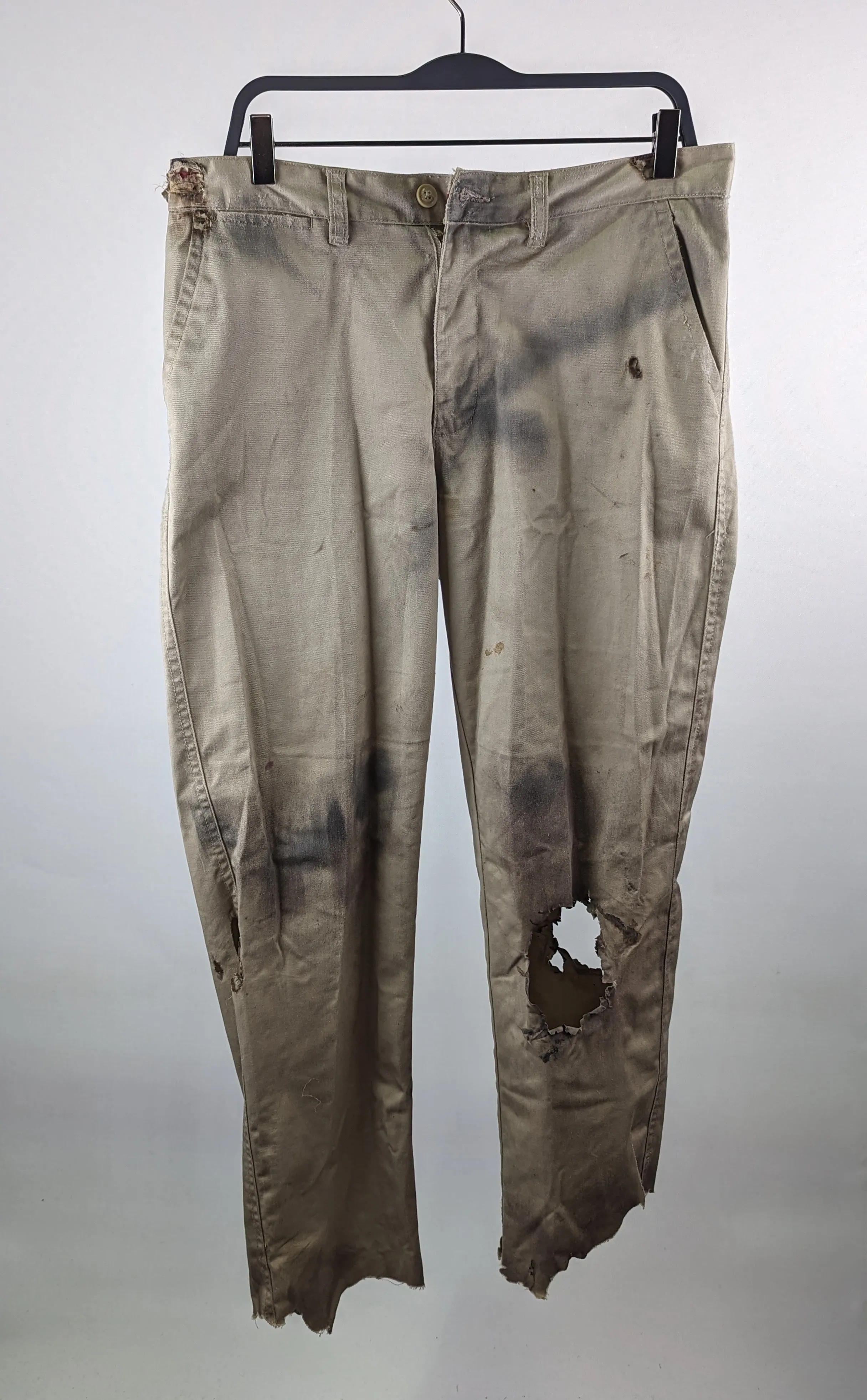 Beige Rag Plague Trousers 