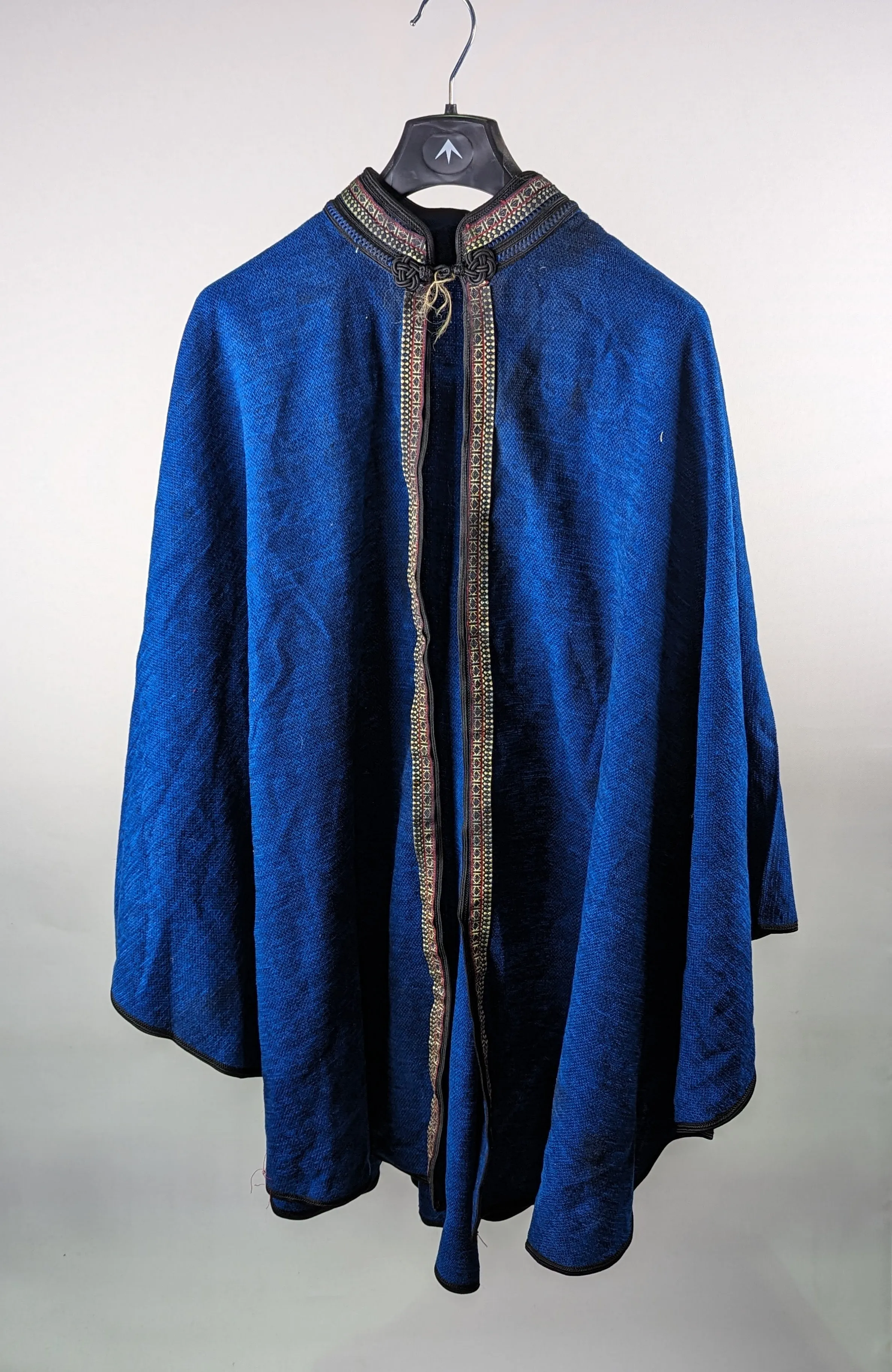 Royal Blue Cloak With Trim