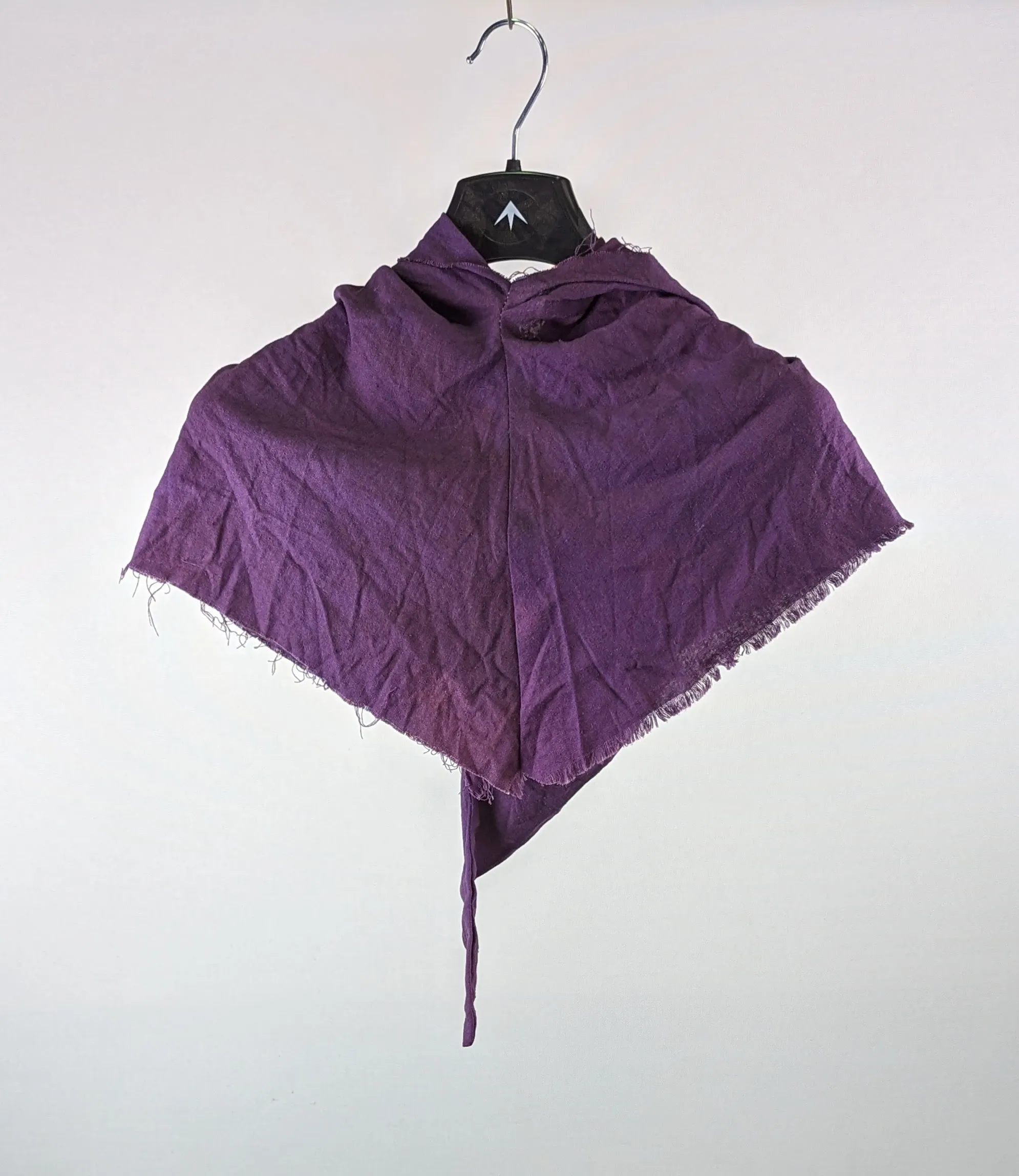 Purple Hooded Shoulder Cape