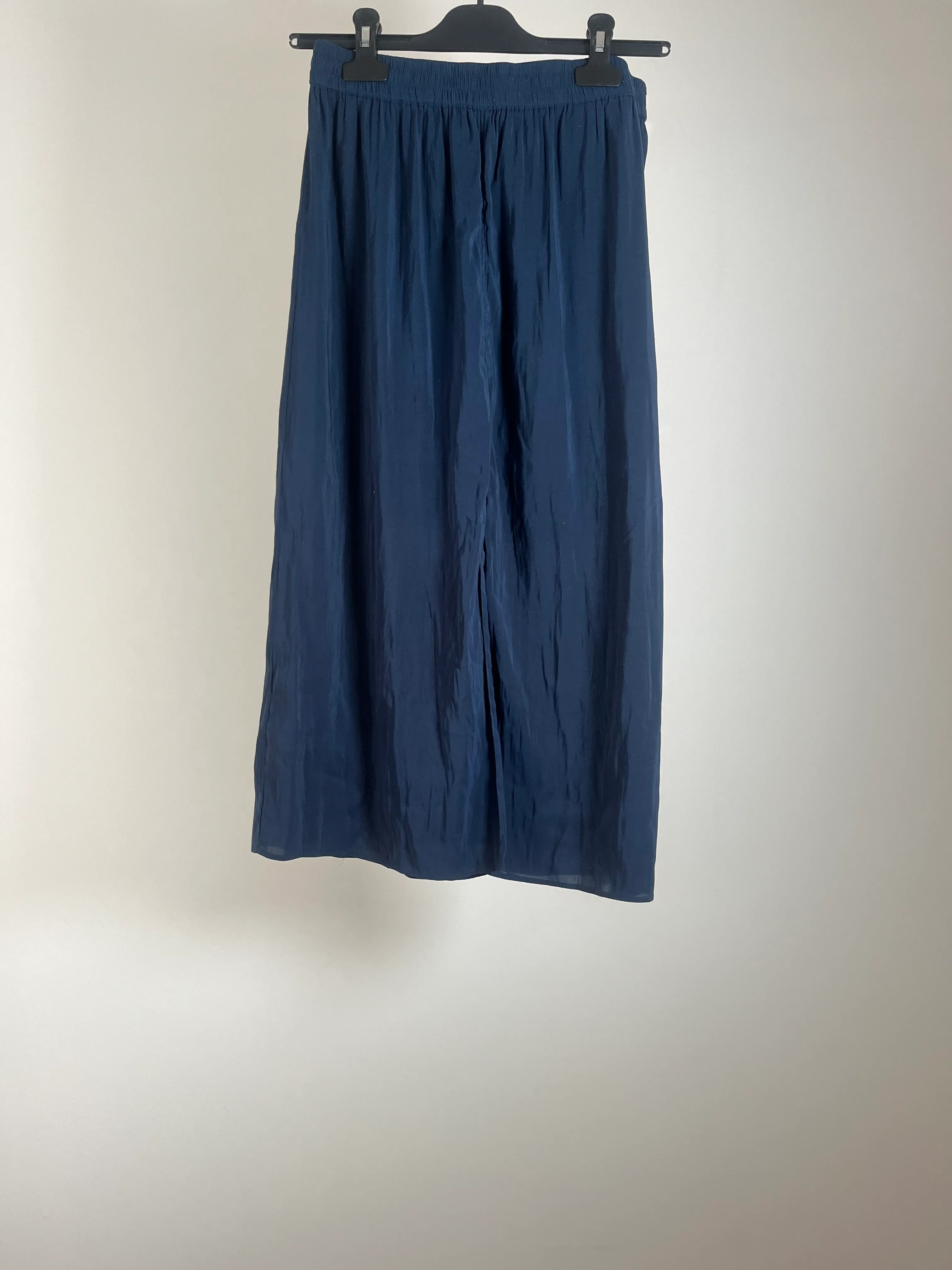 Navy Blue Elastic Skirt - 38