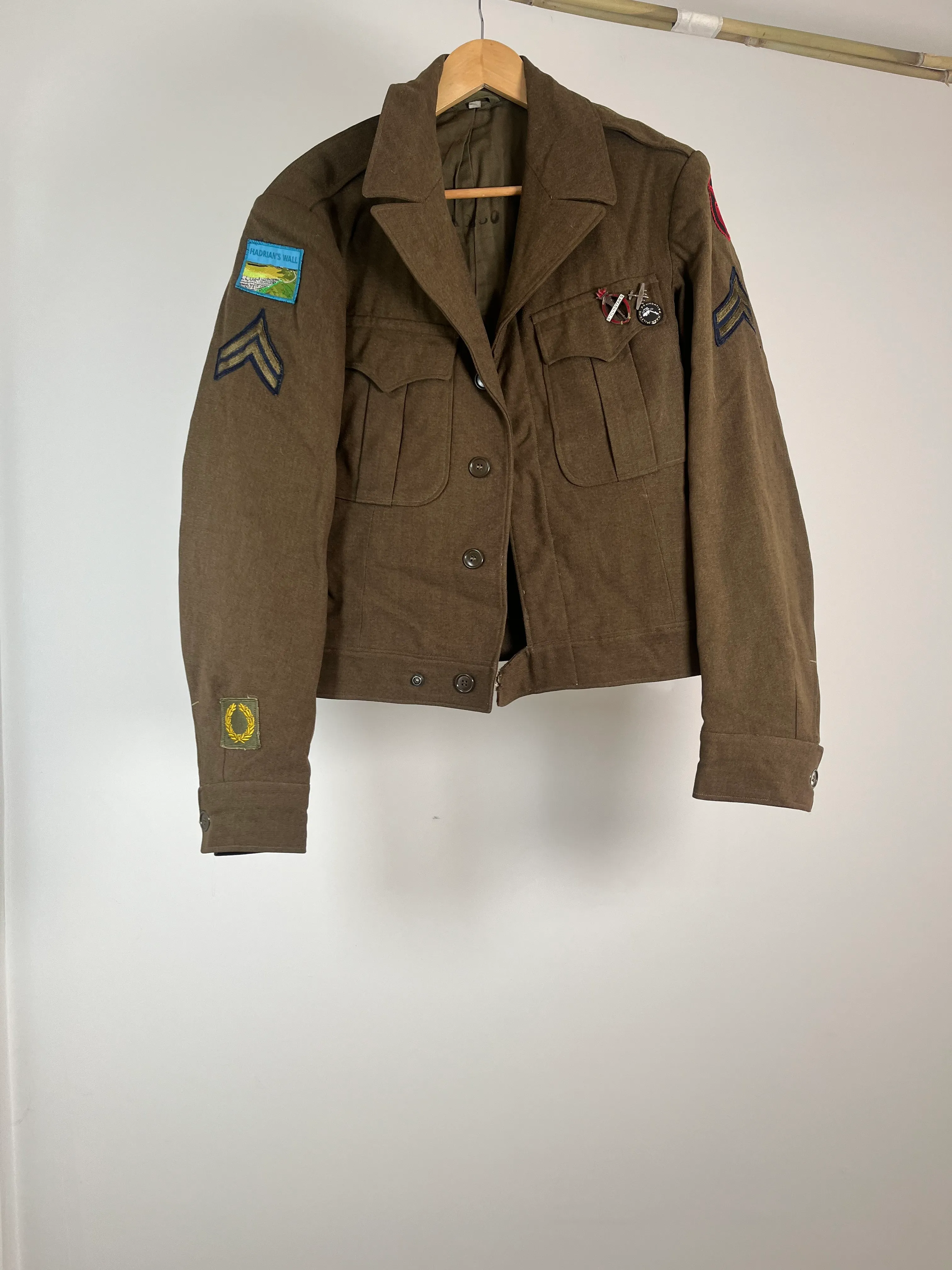 Mens Olive Military Jacket - 36XL