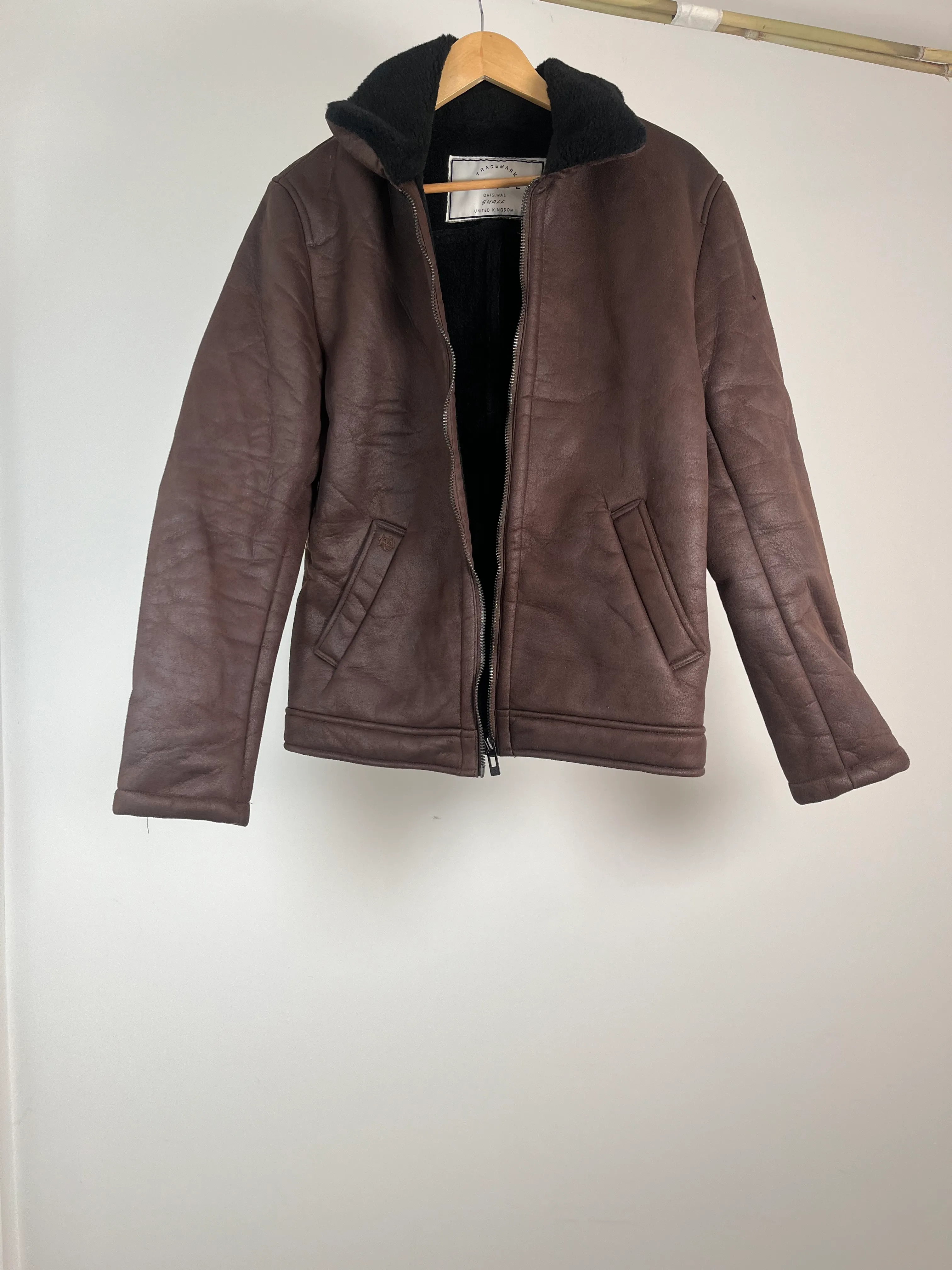 Mens Brown Heavy Jacket - S