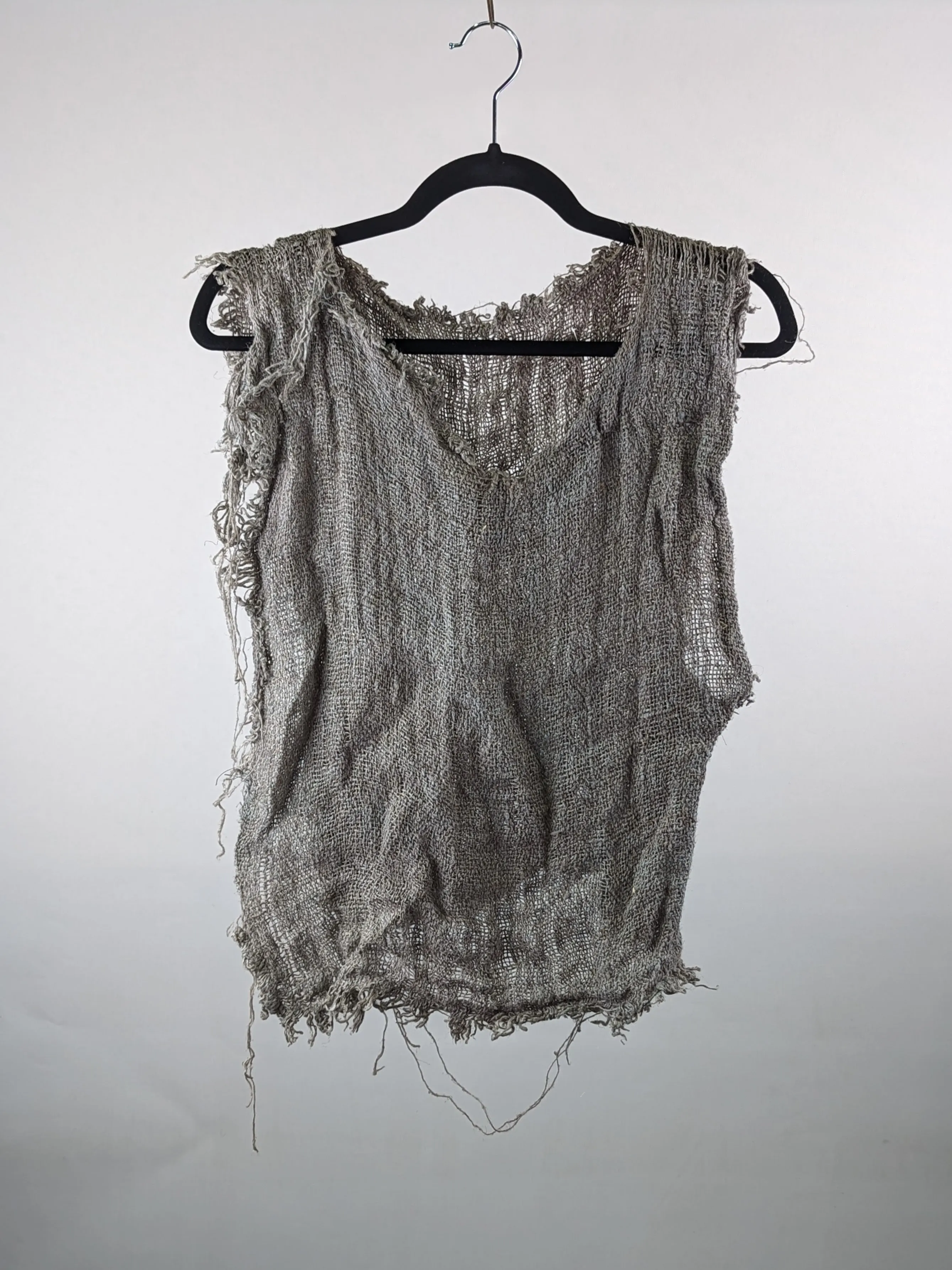 Grey Hemp Peasant Rag