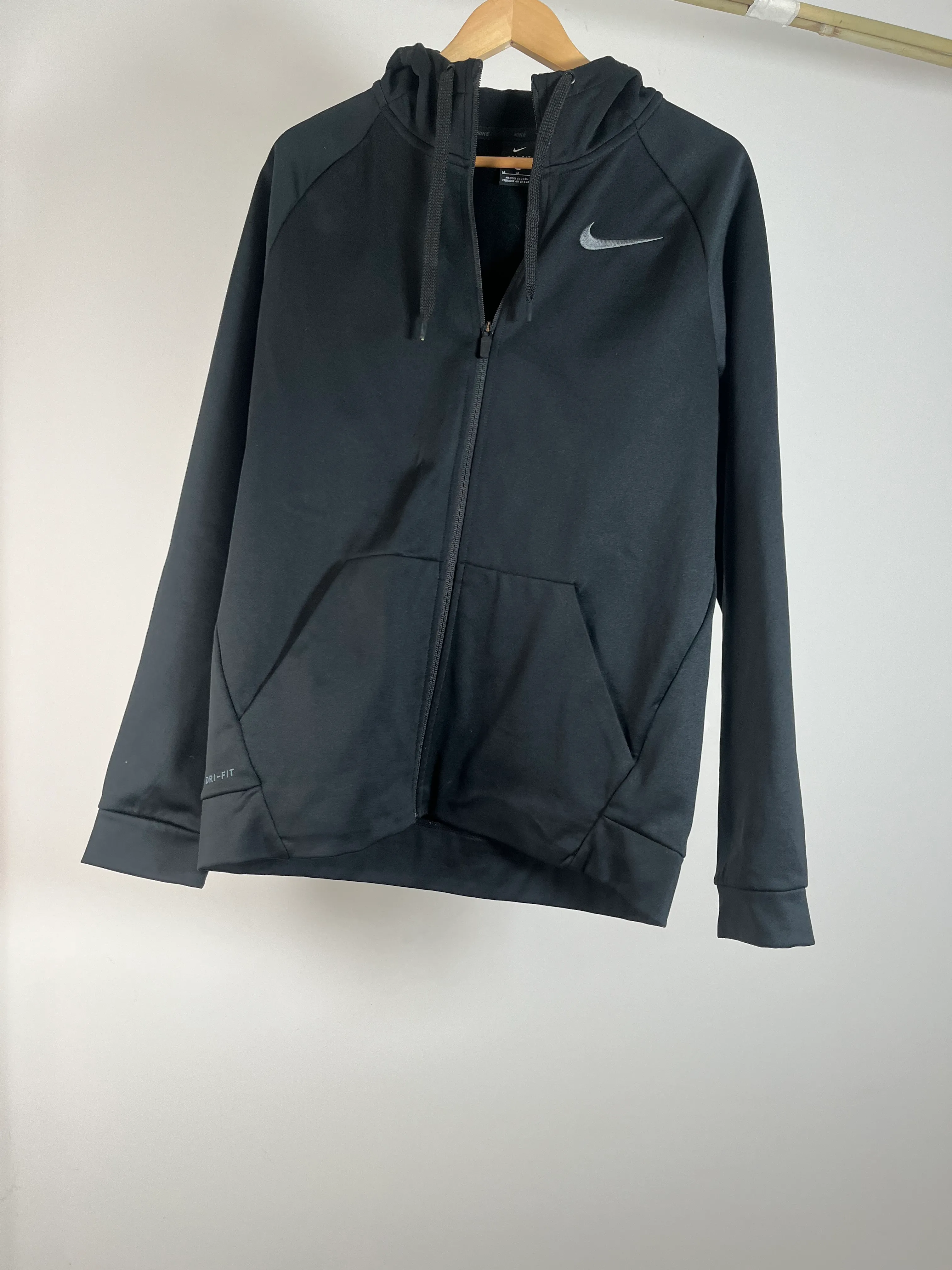 Womens Black and Grey Nike Sweatsuit Top - M