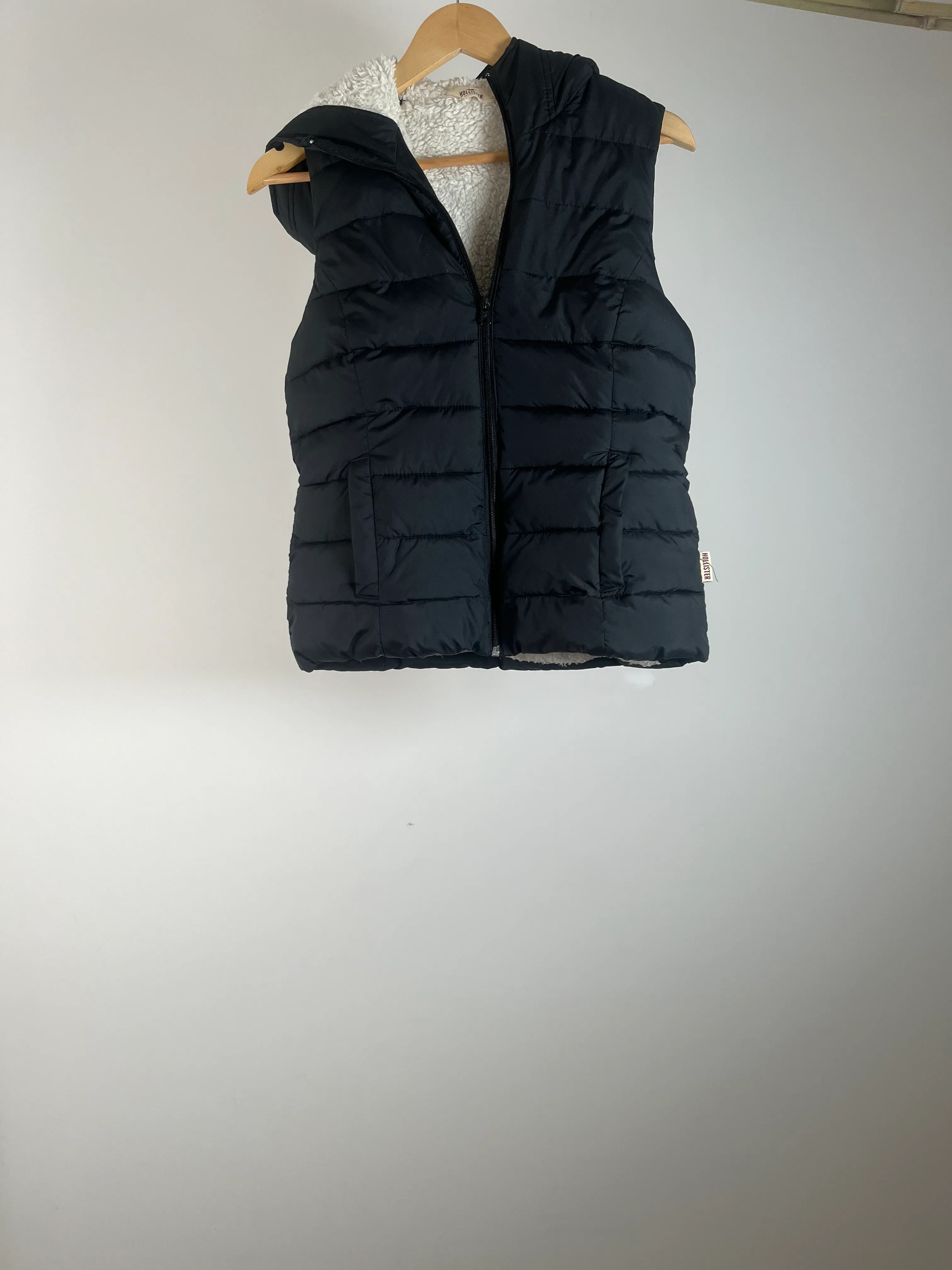 Womens Dark Navy Hollister Puffer Vest - M