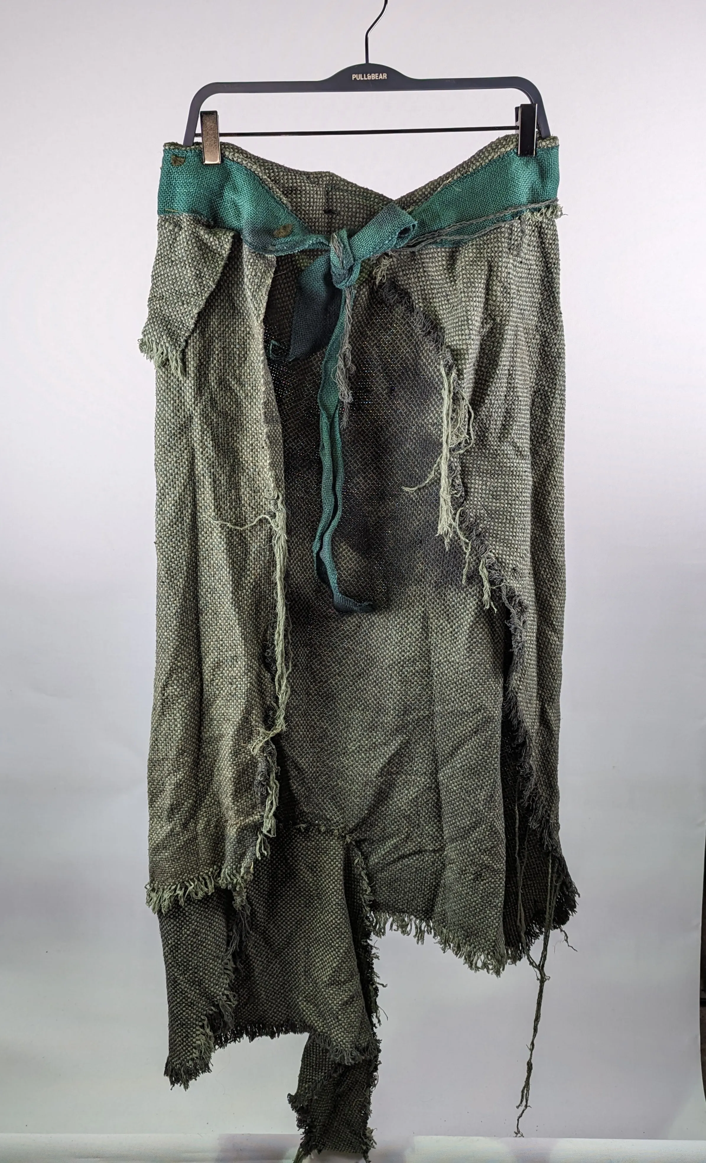 Olive Green Rag Overskirt 