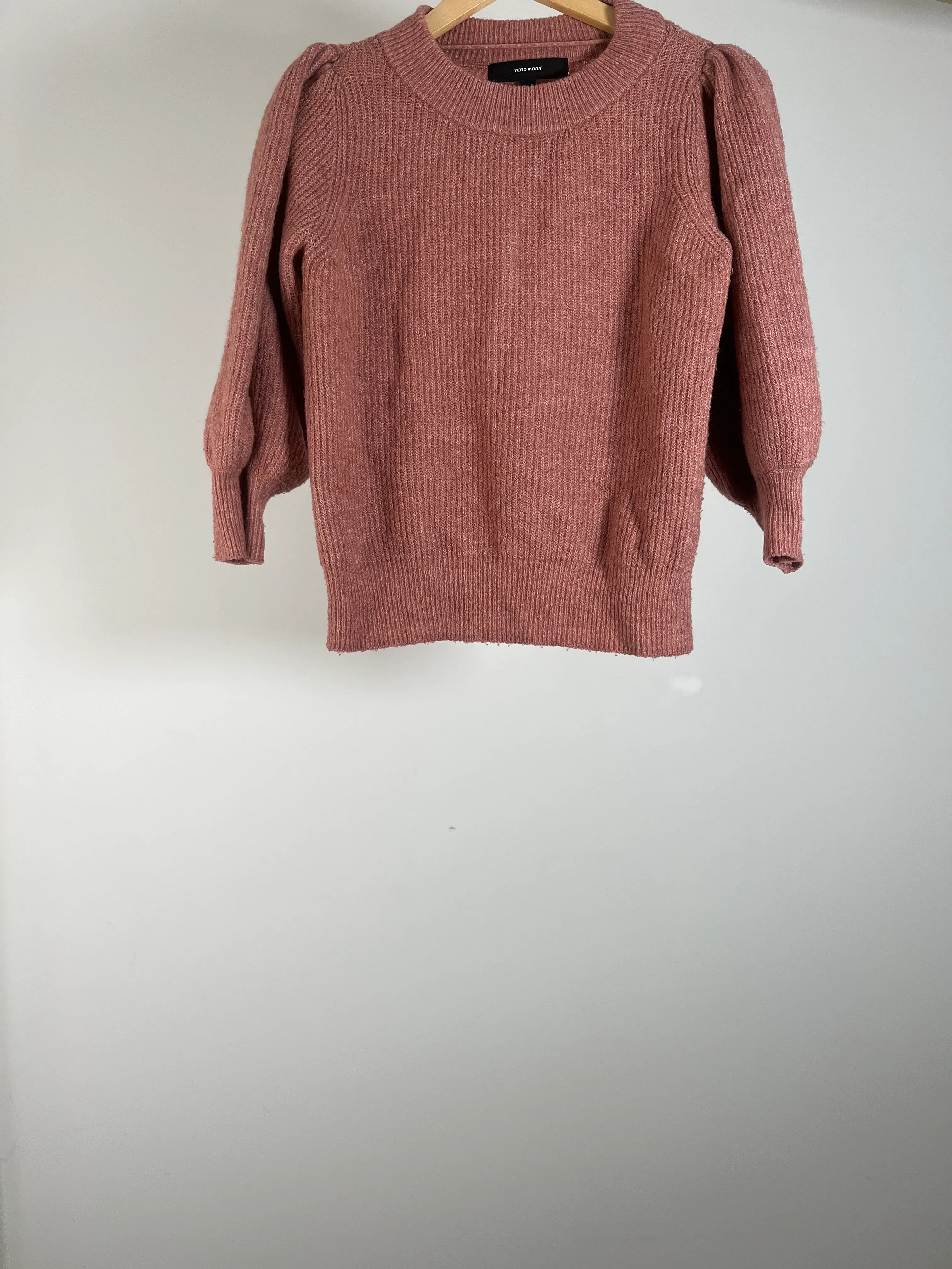 Womens Pink Relaxed Fit Sweater - M
