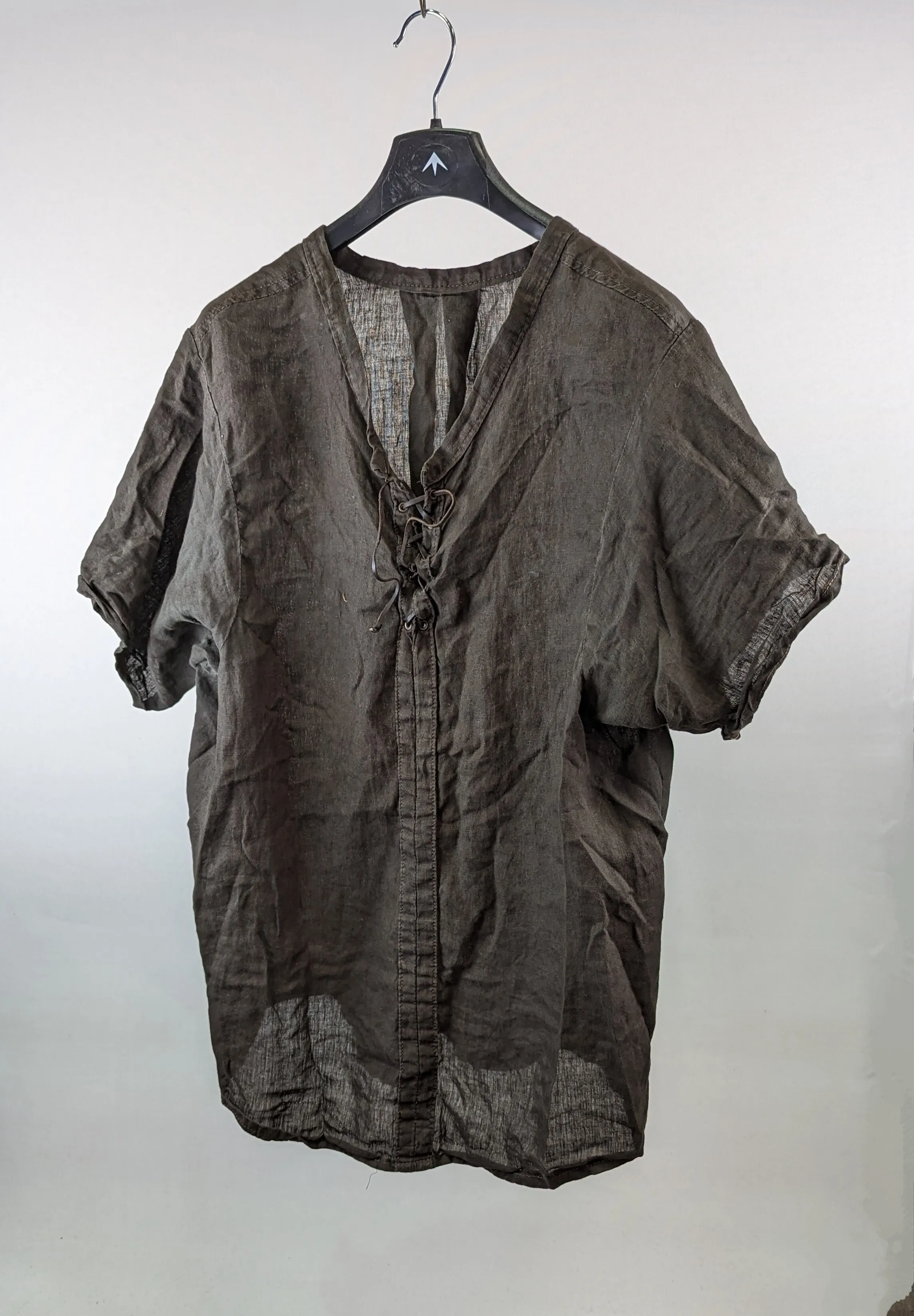 Brown Lightweight Short Sleeve Tunic