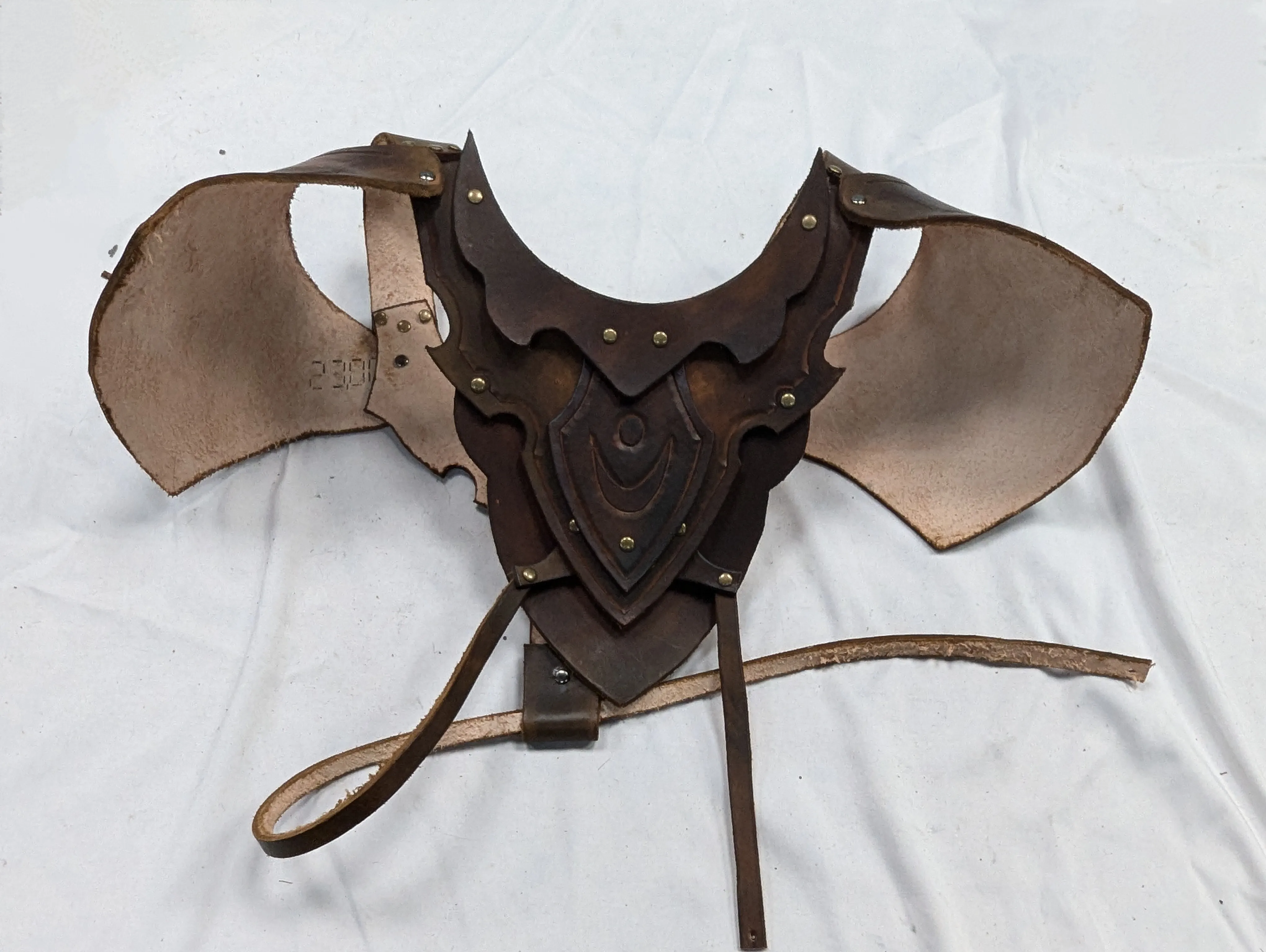 Brown Leather Fantasy Armour