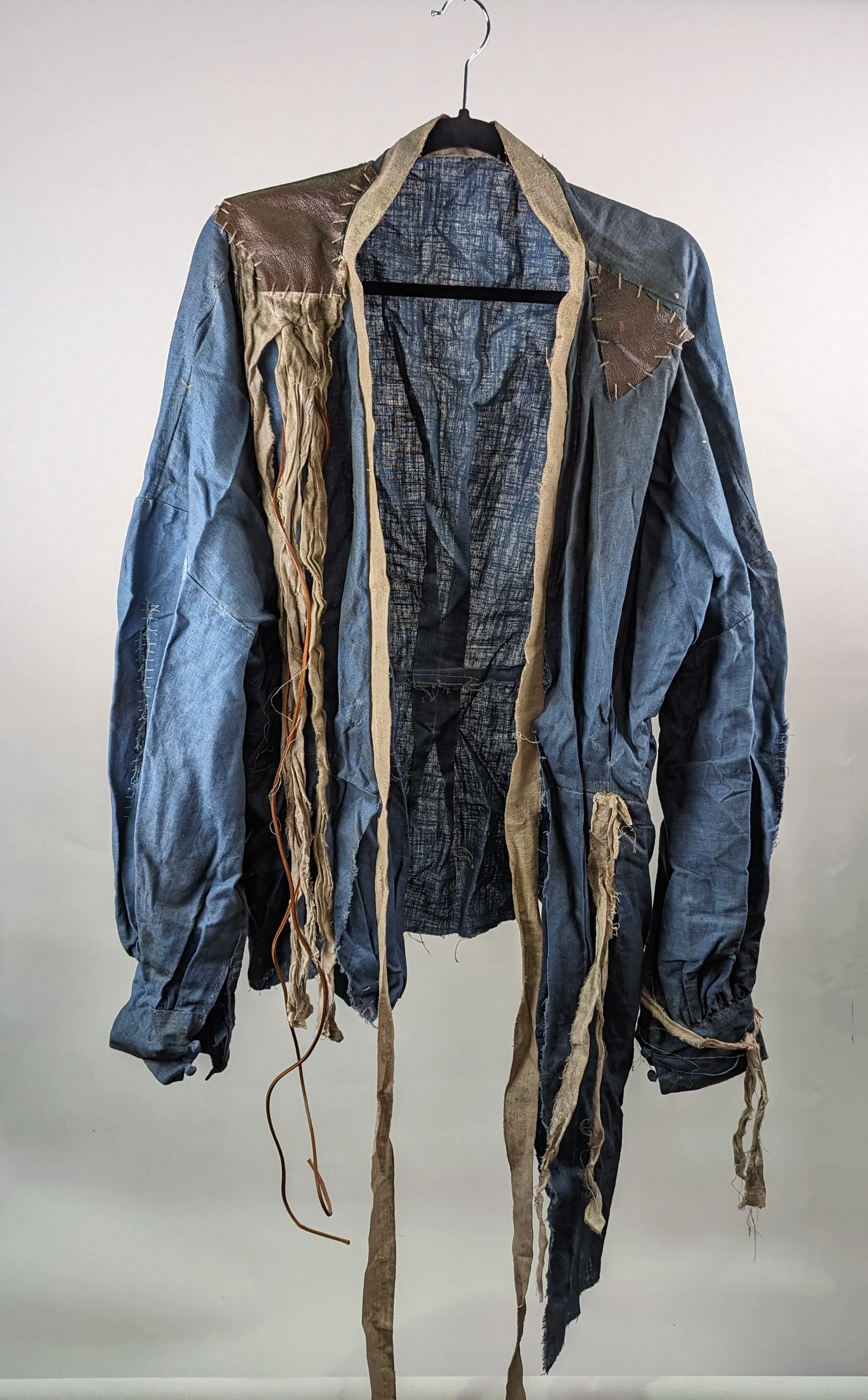 Blue Wrap Long Sleeved top 