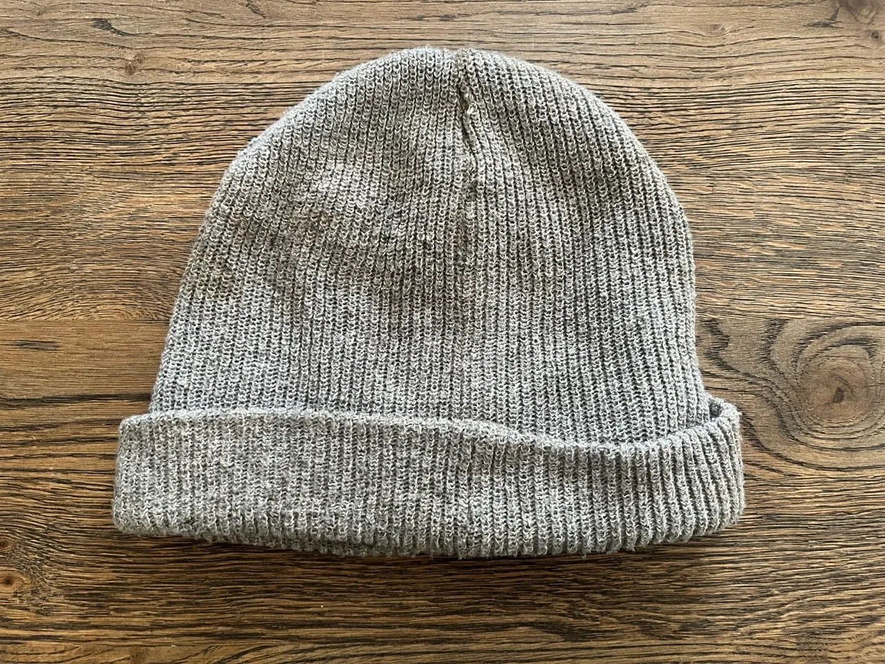 Gray Unisex Knit Hat