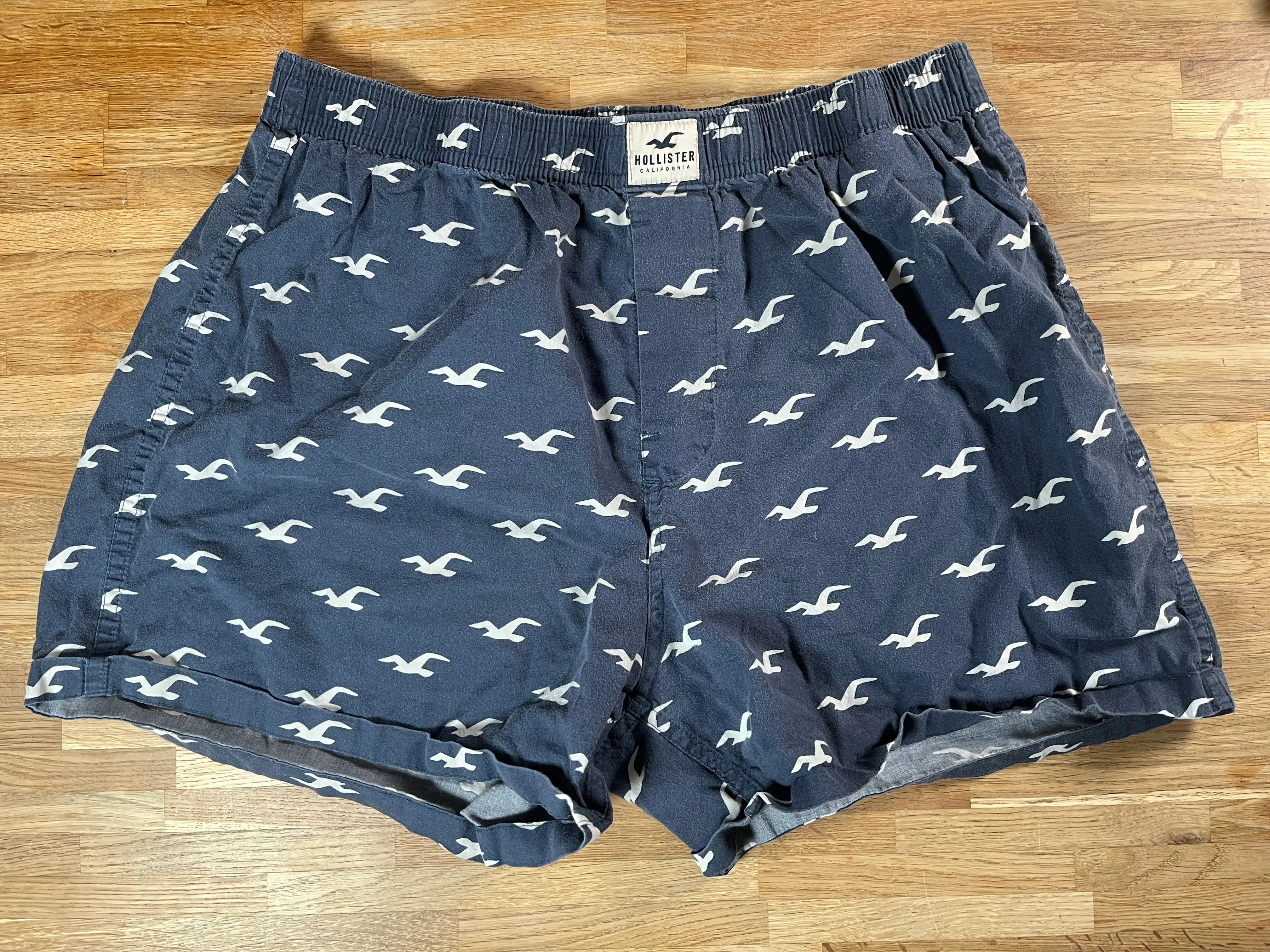 Navy Seagull Boxer Briefs - M