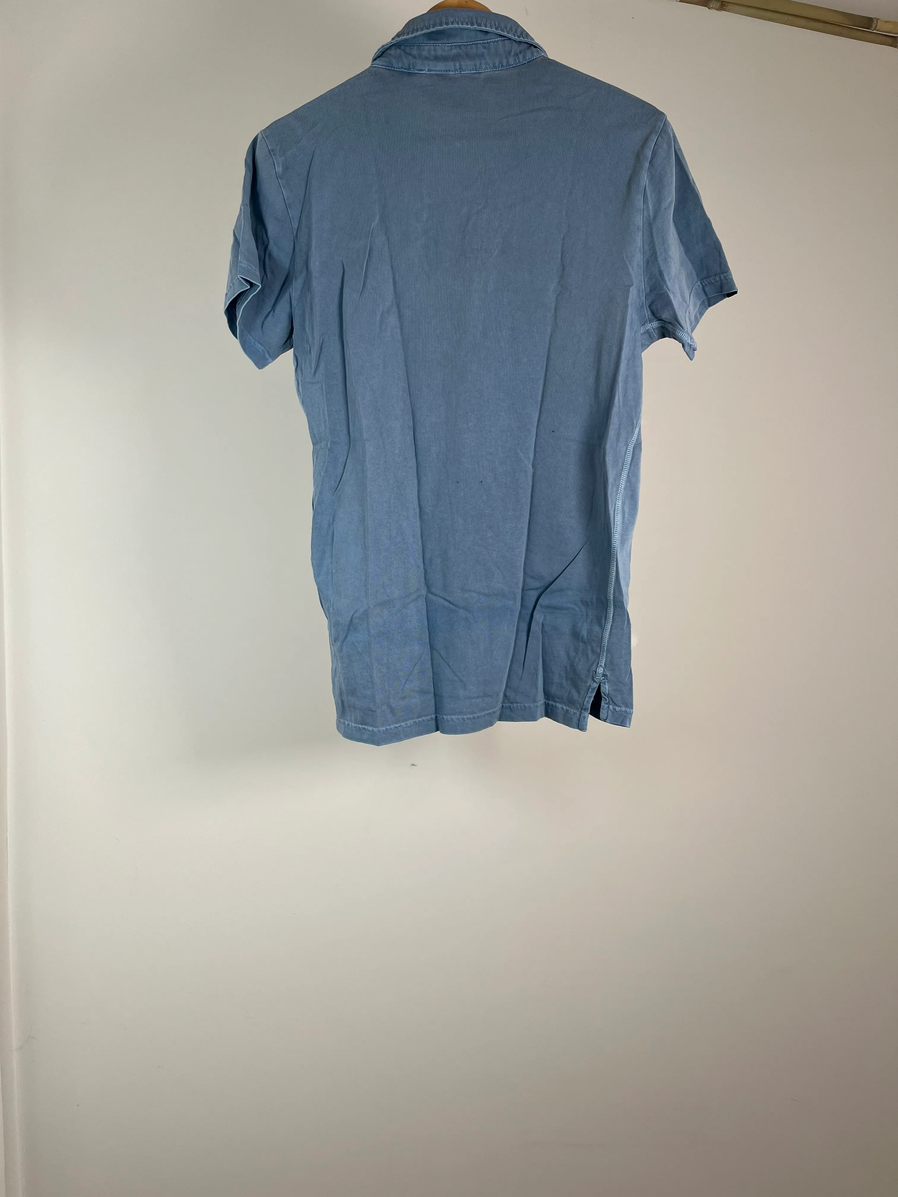 Mens Blue Polo Tee - M