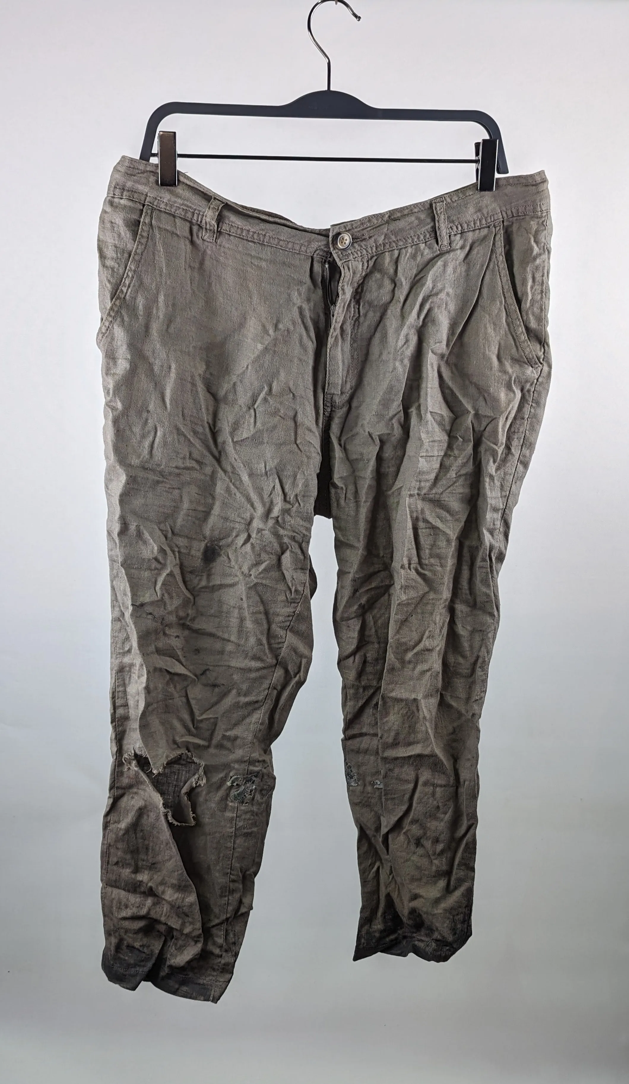 Taupe Peasant Trousers 