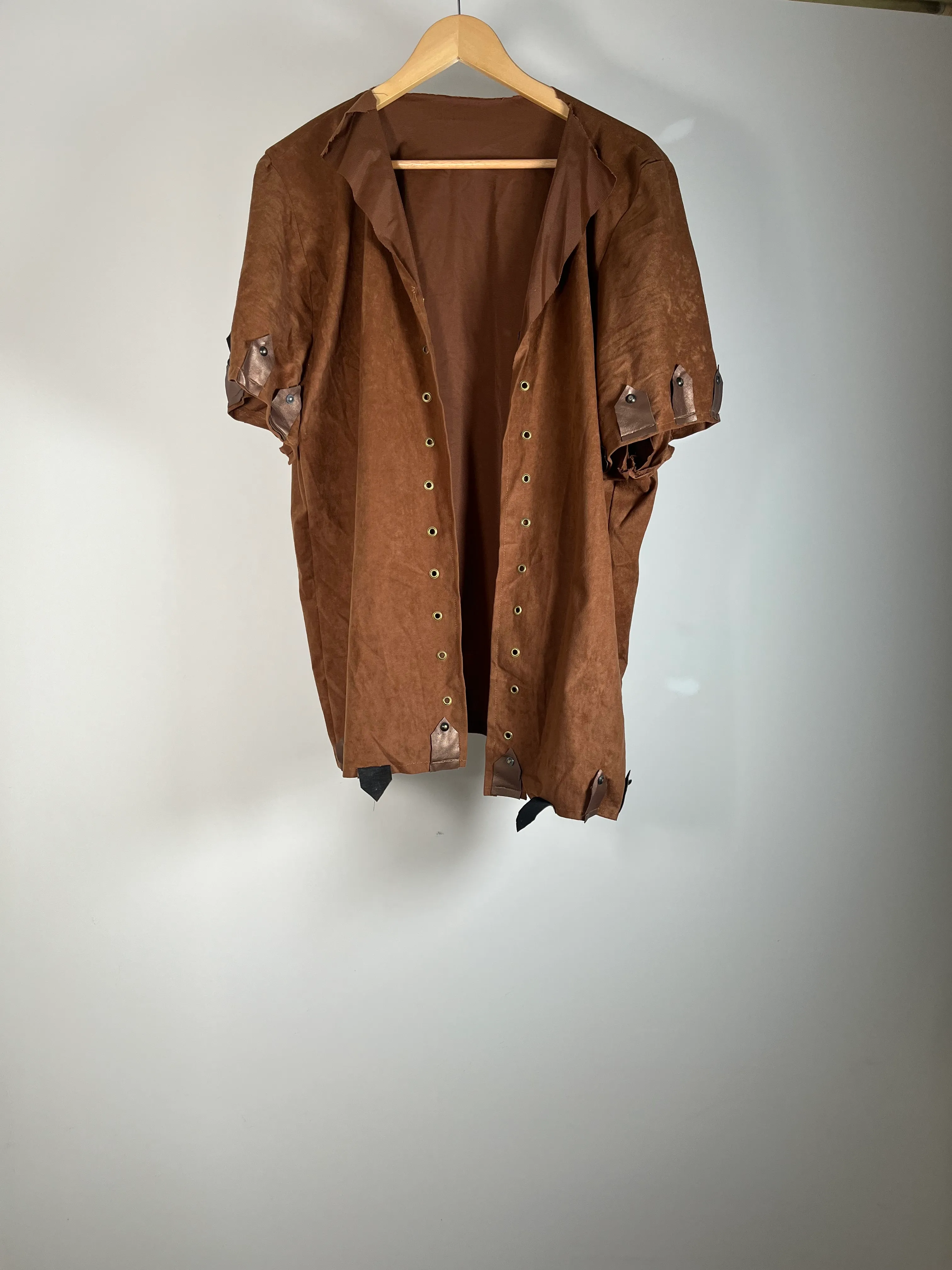 Light Brown Tunic Leather Detail