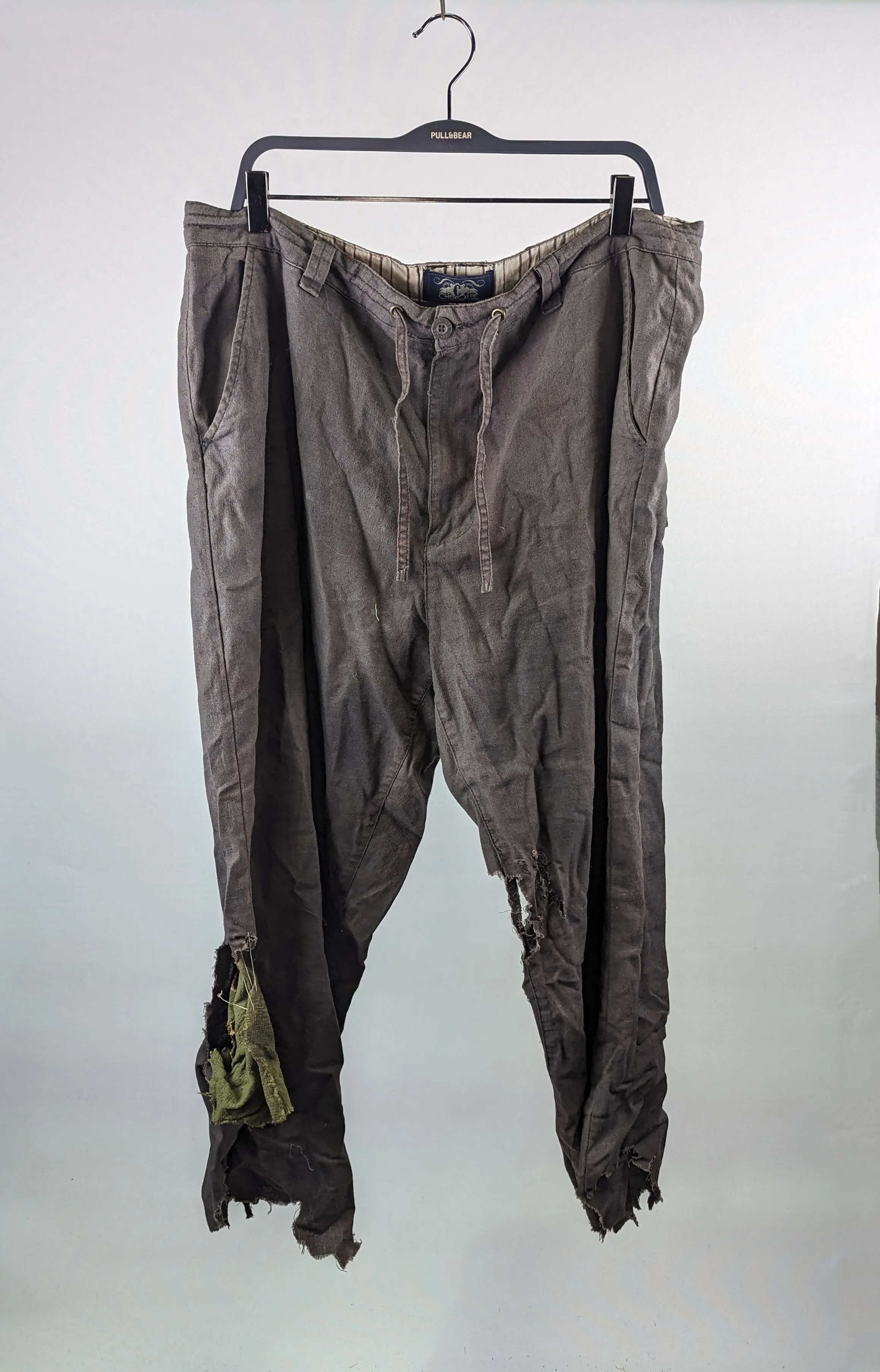 Brown Rag Peasant Trousers 