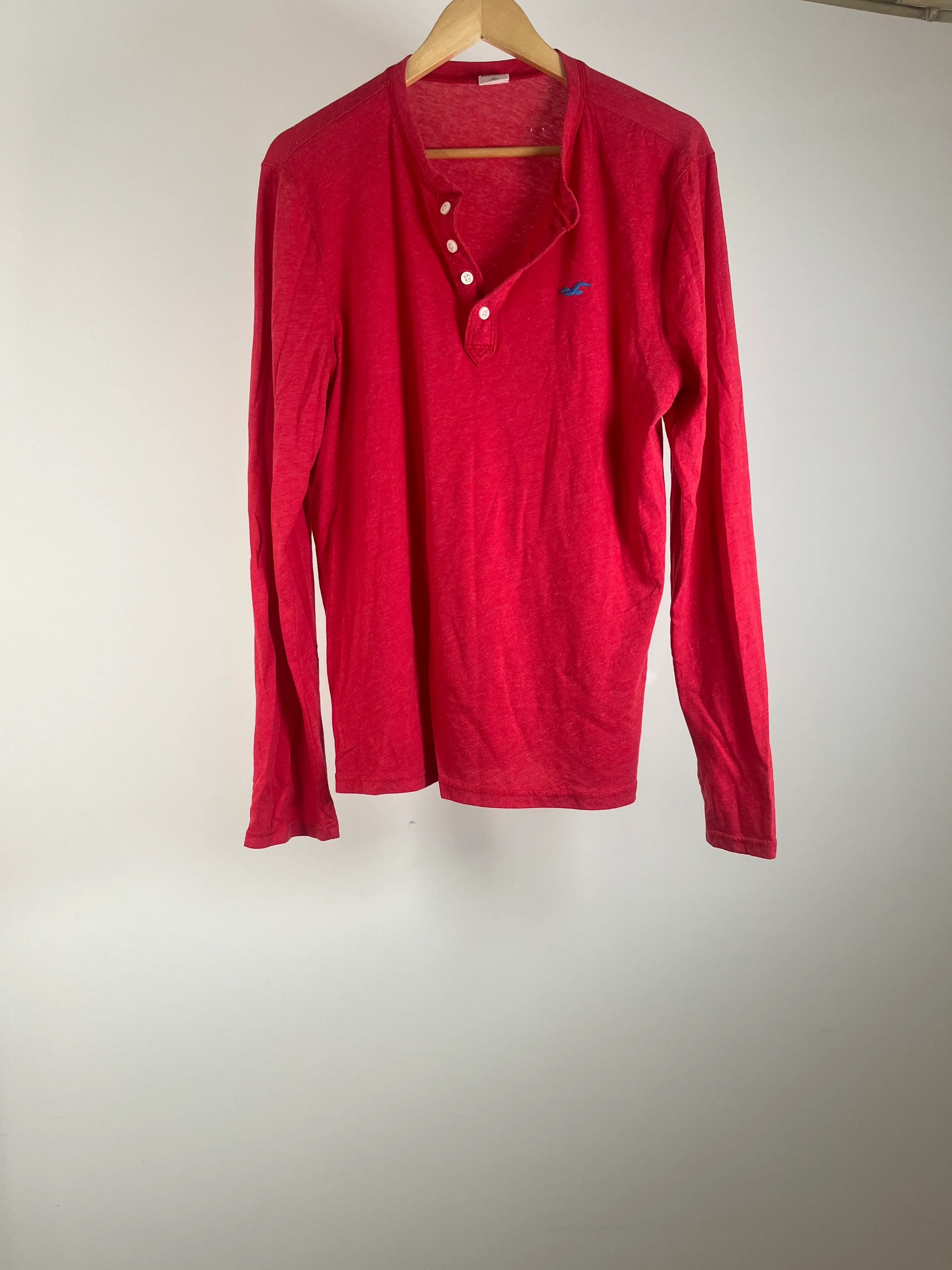 Mens Red Long Sleeve Aeropostale Shirt - M