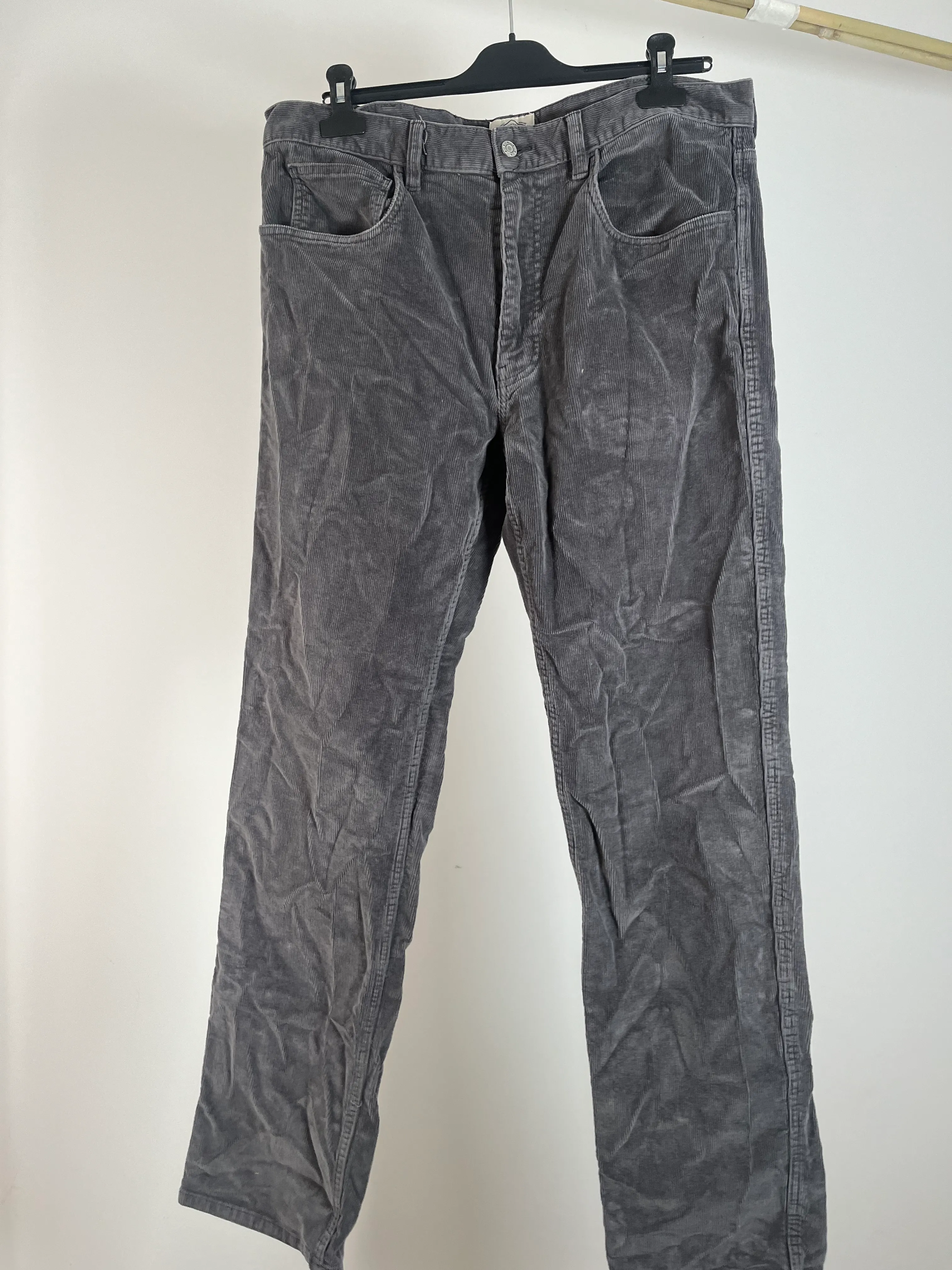 Mens Grey Jean Trousers - 36x34