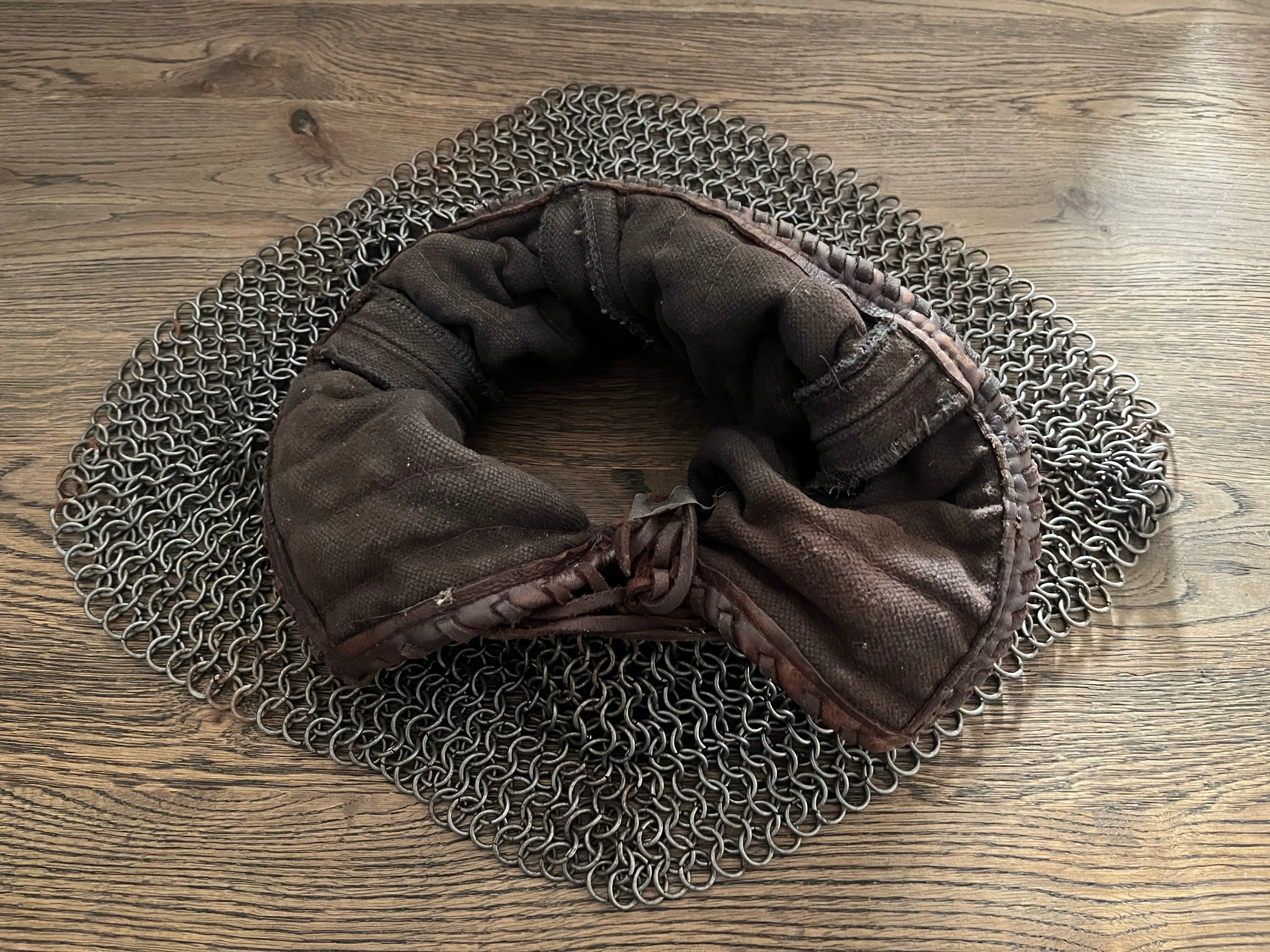 Leather and Chainmail Coif