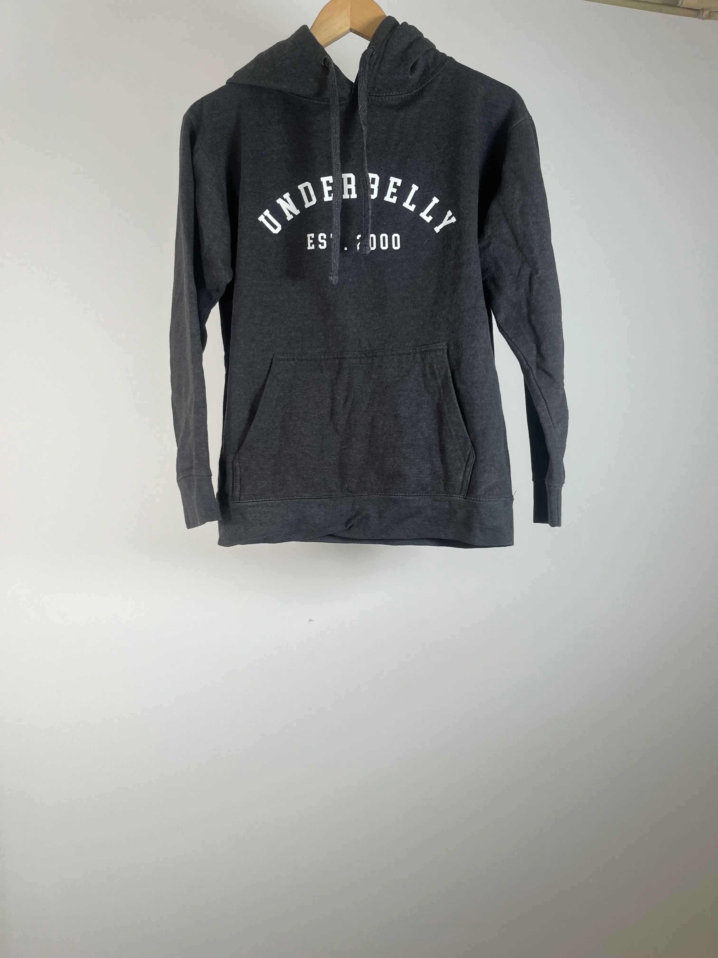 Grey Underbelly Hoodie - S