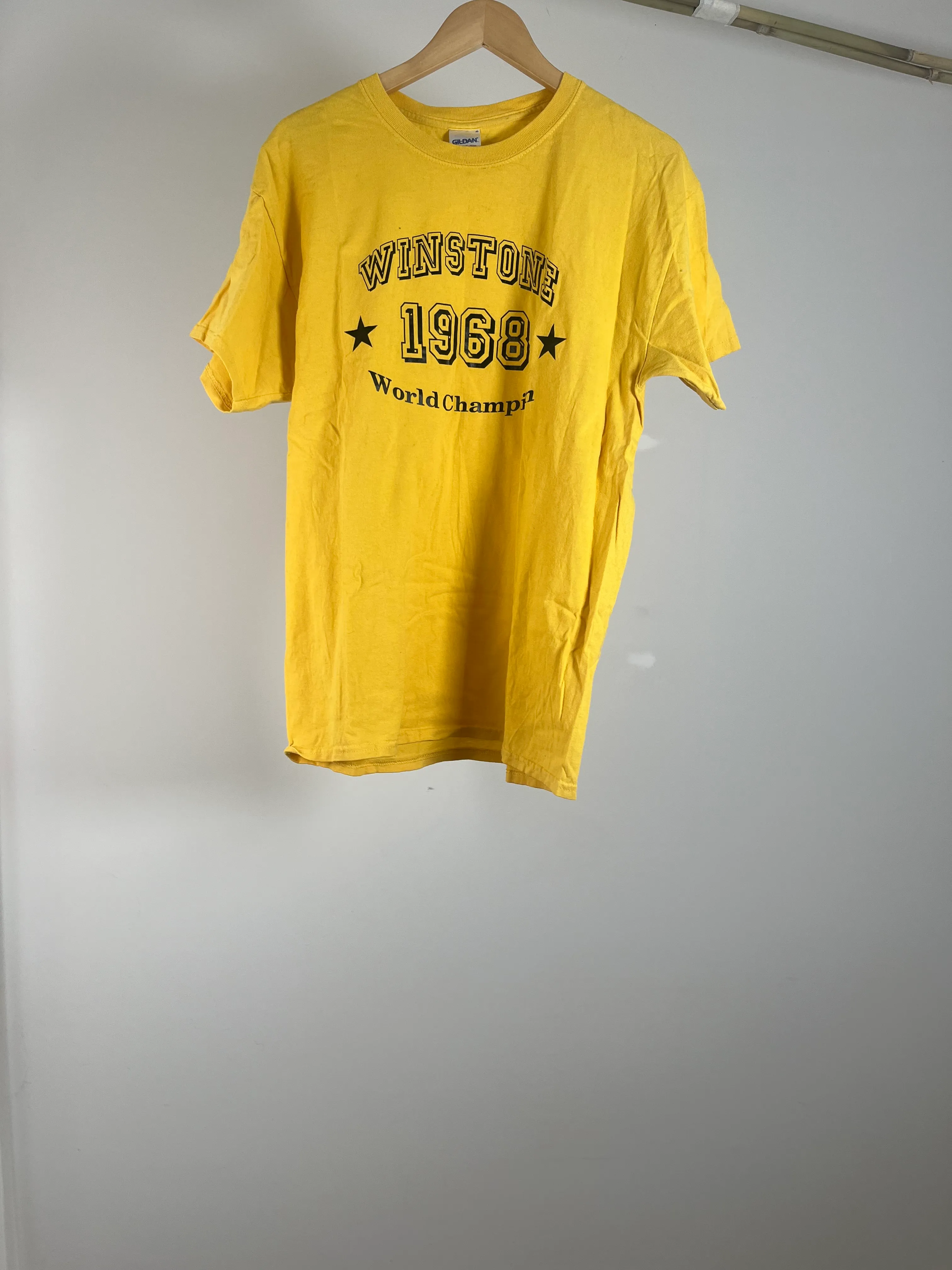 Mens Yellow Winstone Tee - L