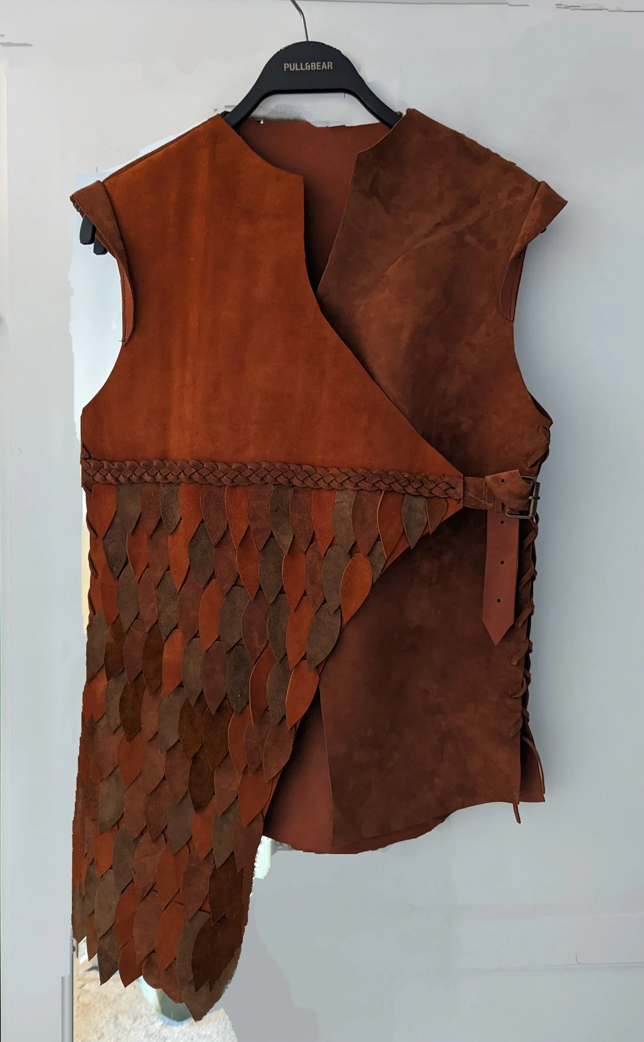 Orange Suede Fantasy Jerkin