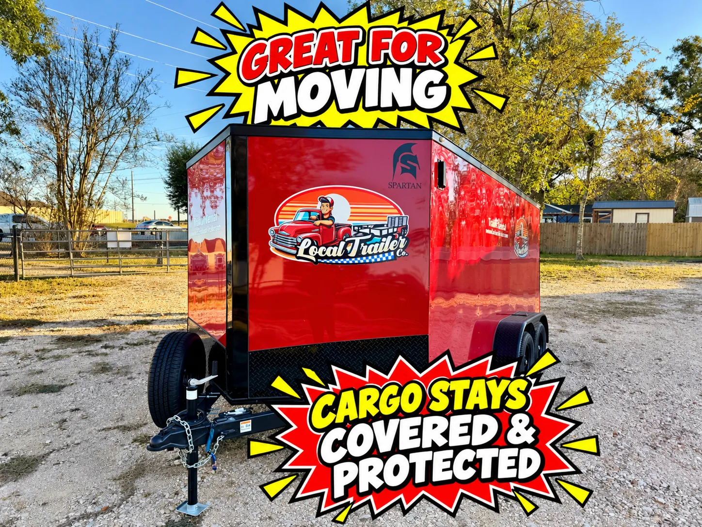 Enclosed Cargo Trailer - 14 ft.